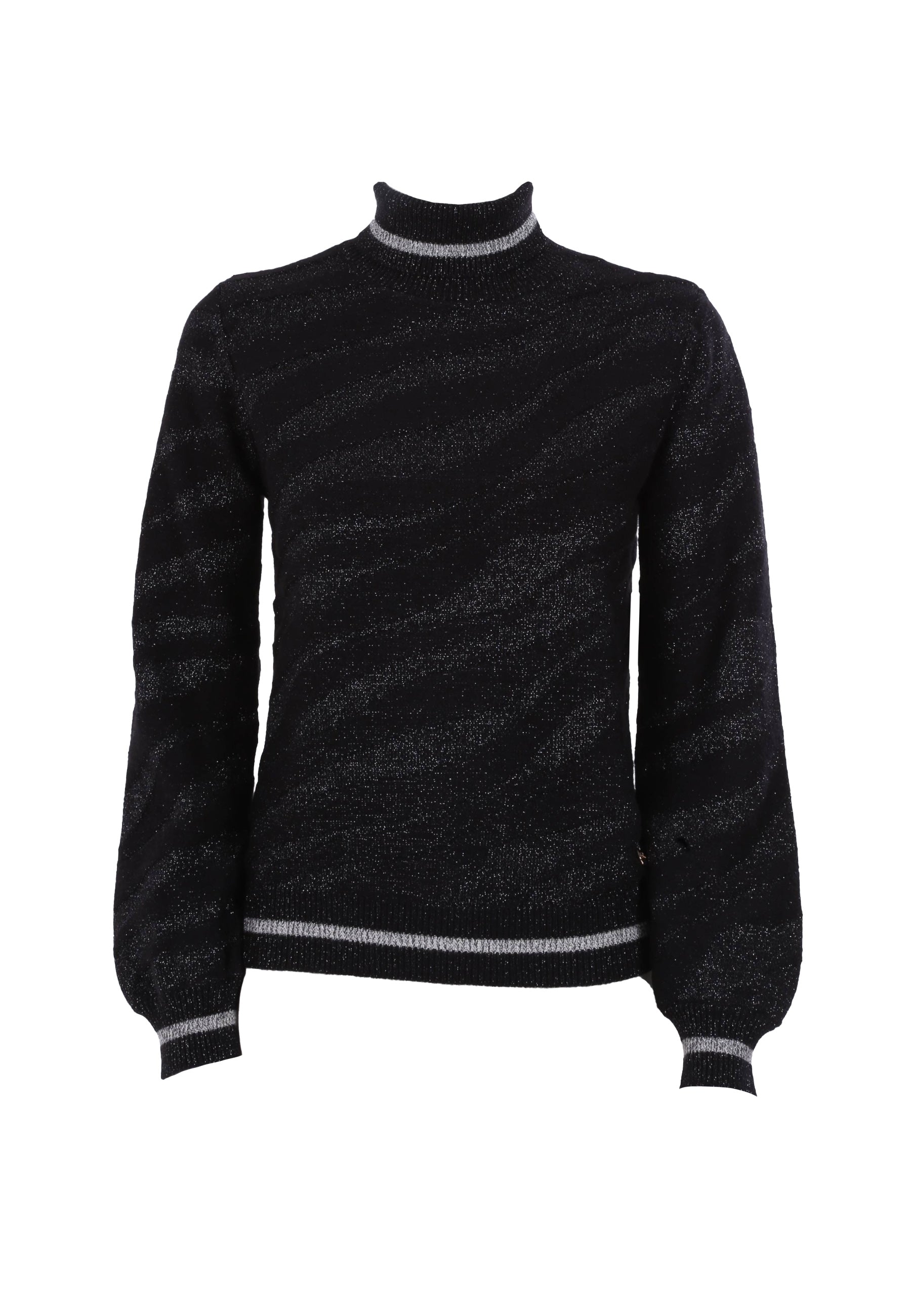 Maglia a collo alto Nero Yes-zee