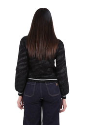 Maglia a collo alto Nero Yes-zee