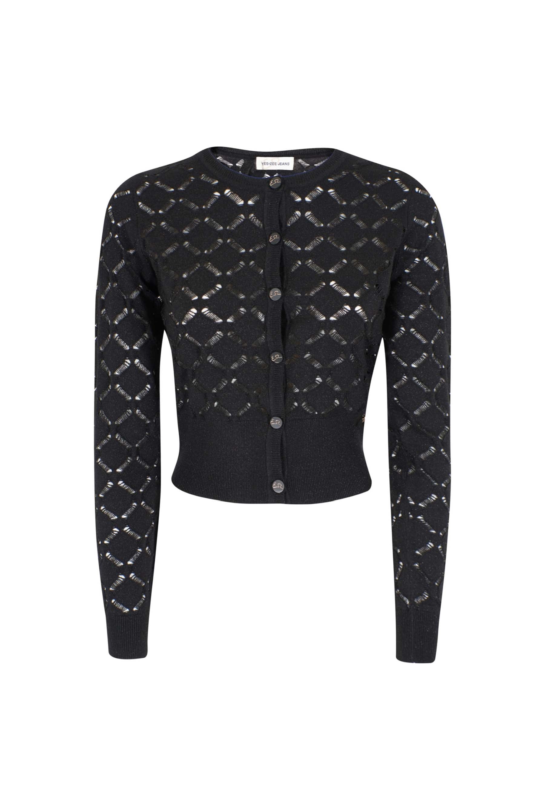 Cardigan Nero Yes-zee