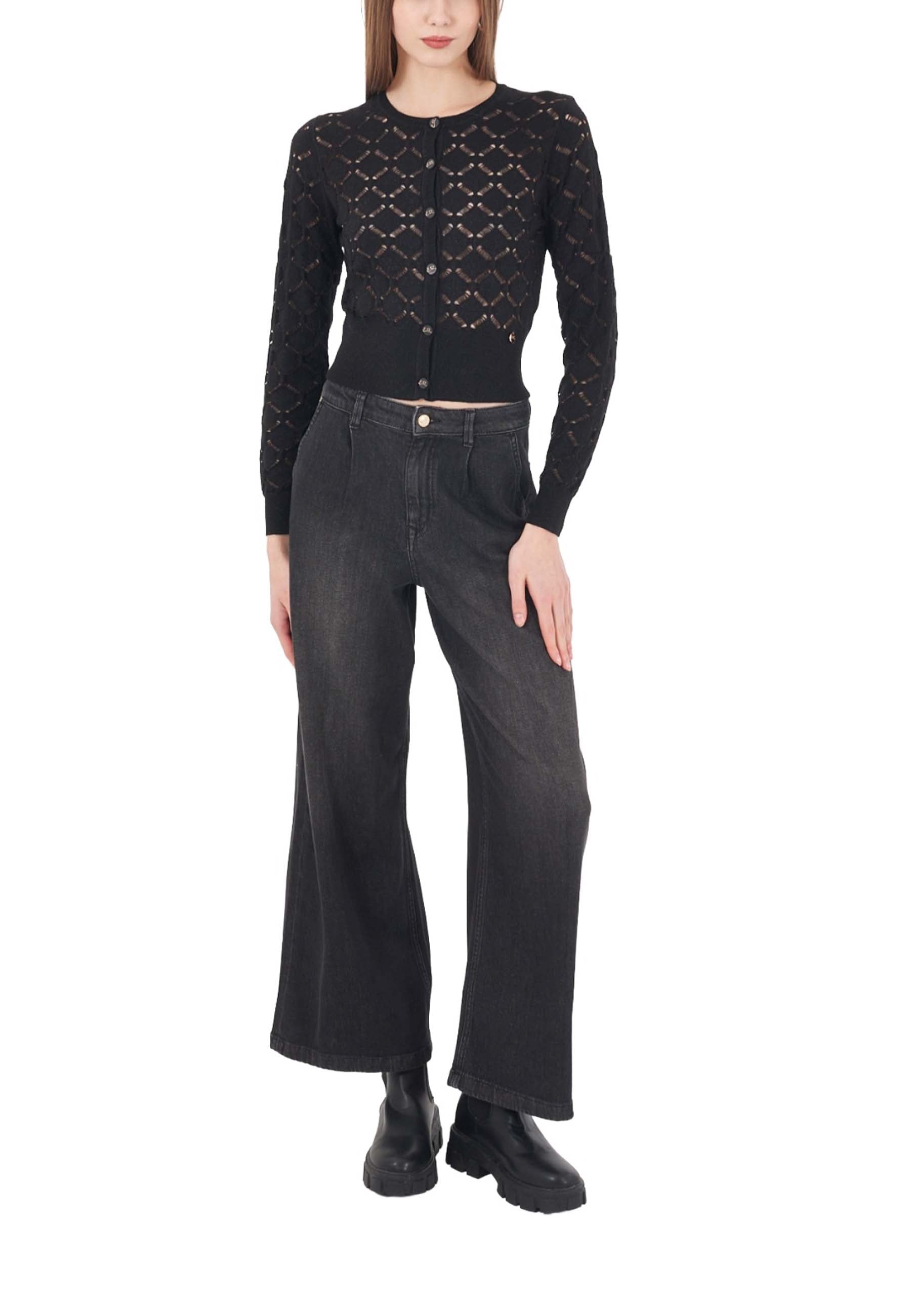 Cardigan Nero Yes-zee