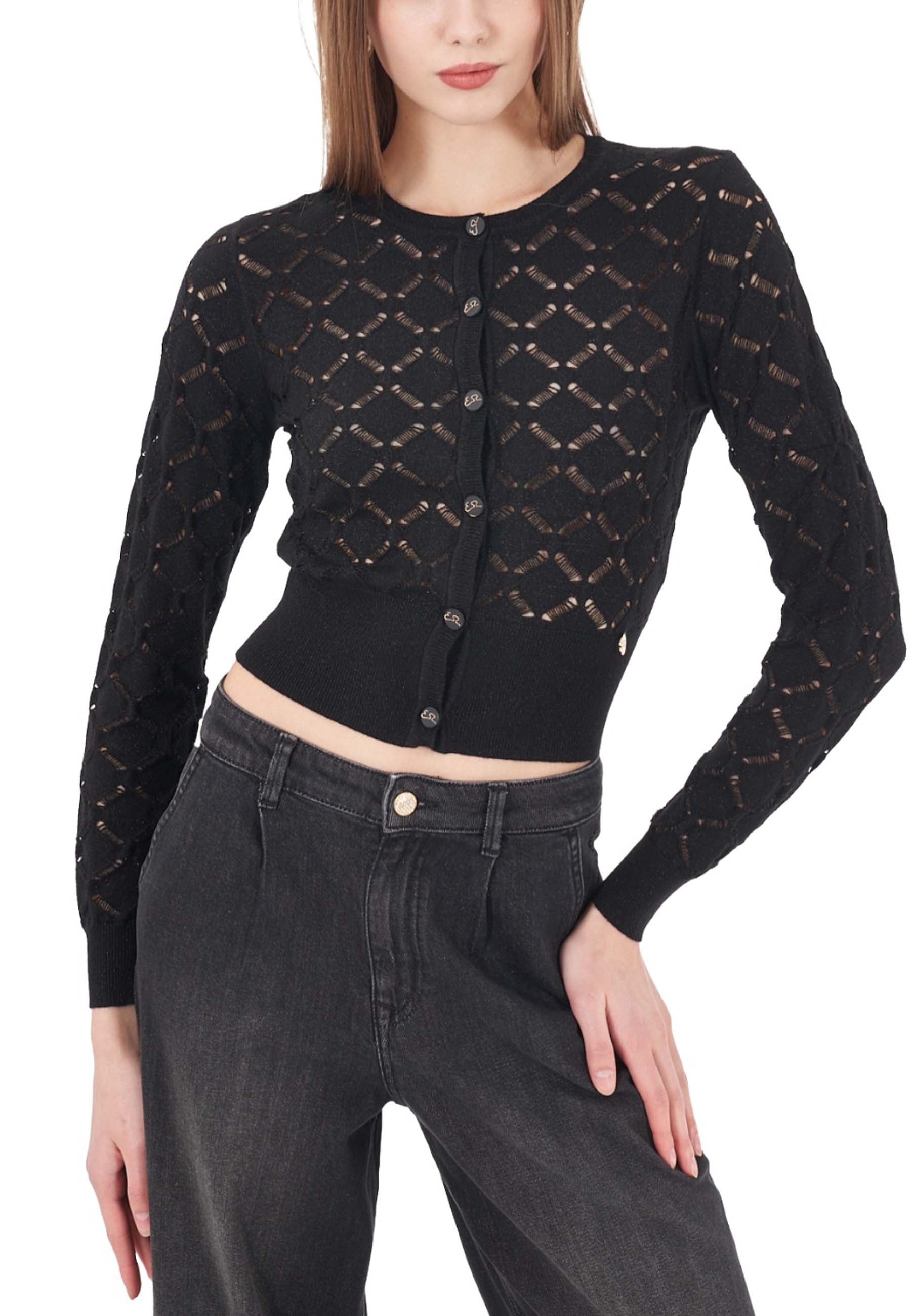 Cardigan Nero Yes-zee