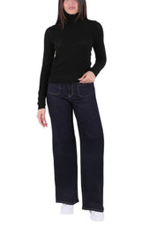 Maglia a collo alto Nero Yes-zee