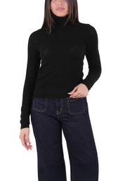 Maglia a collo alto Nero Yes-zee