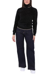 Maglia a collo alto Nero Yes-zee