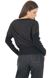 Maglioncini Nero Dorato Yes-zee