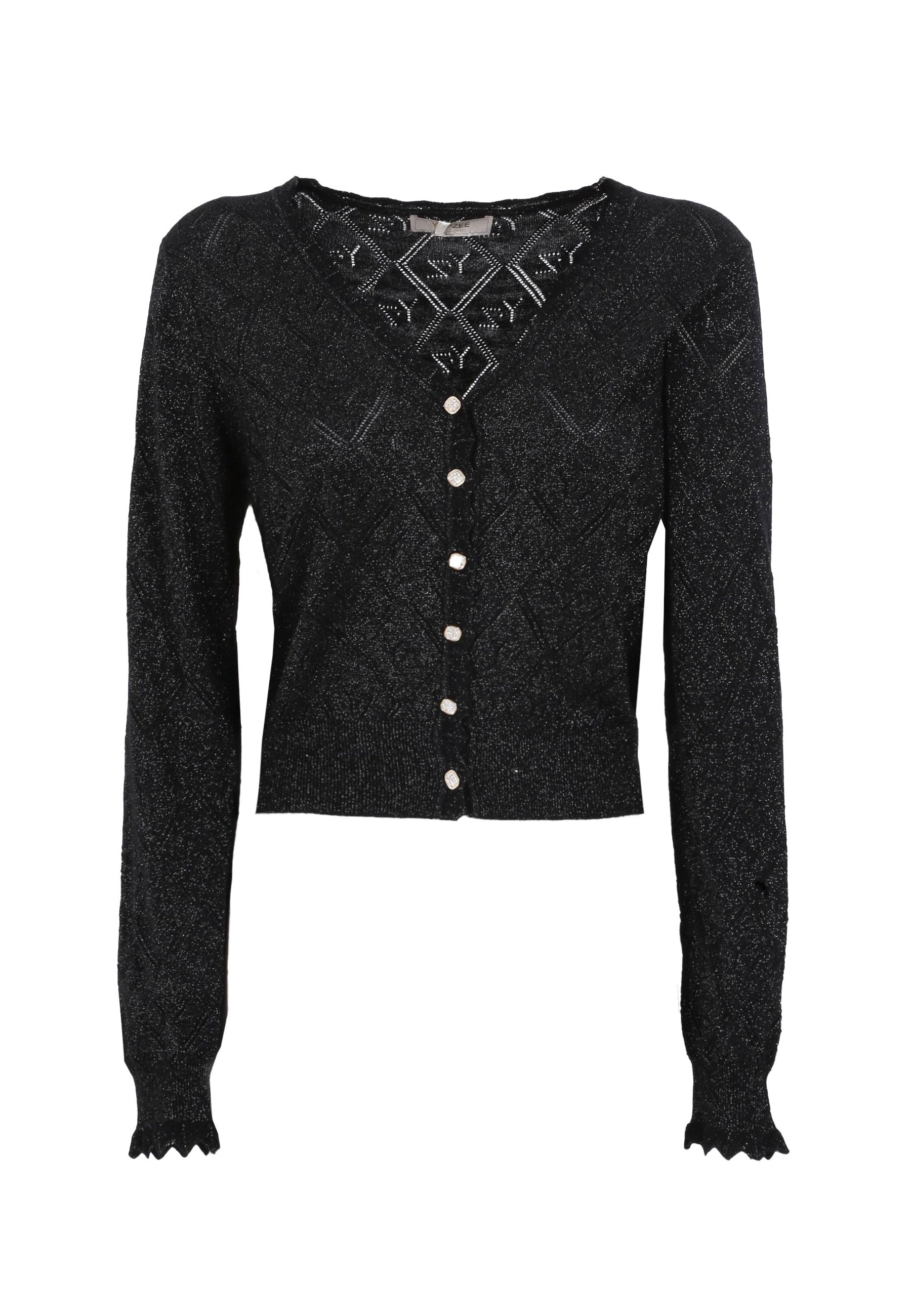 Cardigan Nero Yes-zee