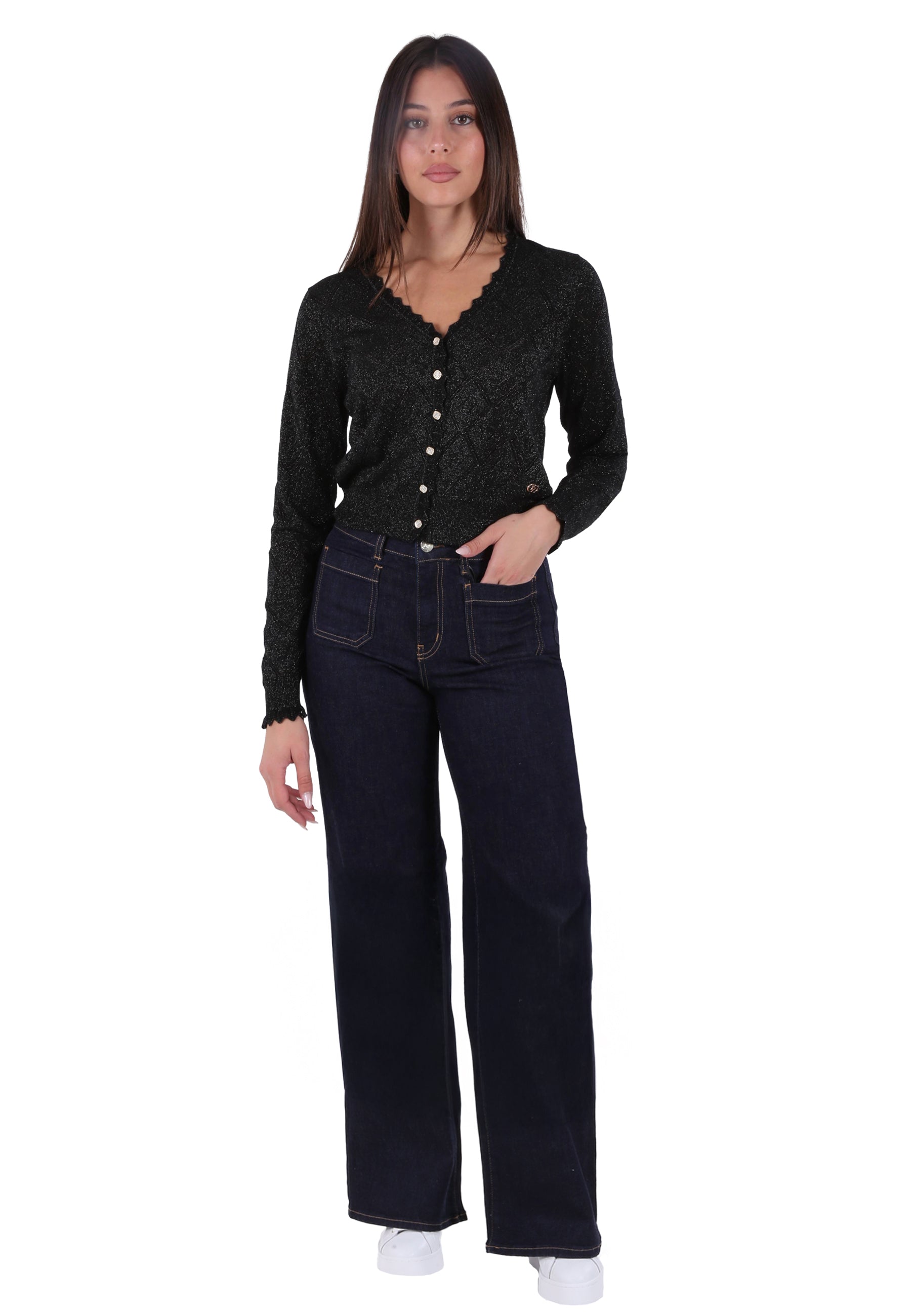 Cardigan Nero Yes-zee