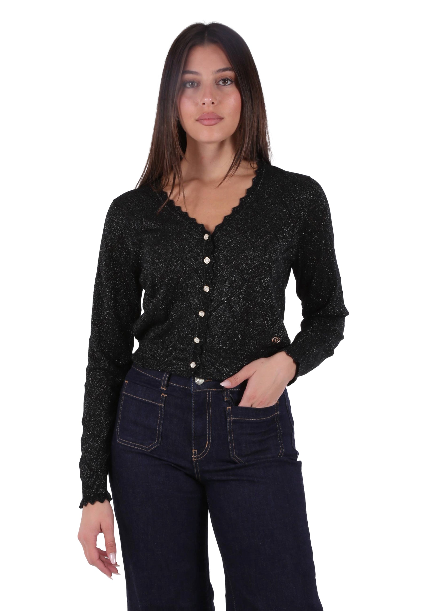 Cardigan Nero Yes-zee