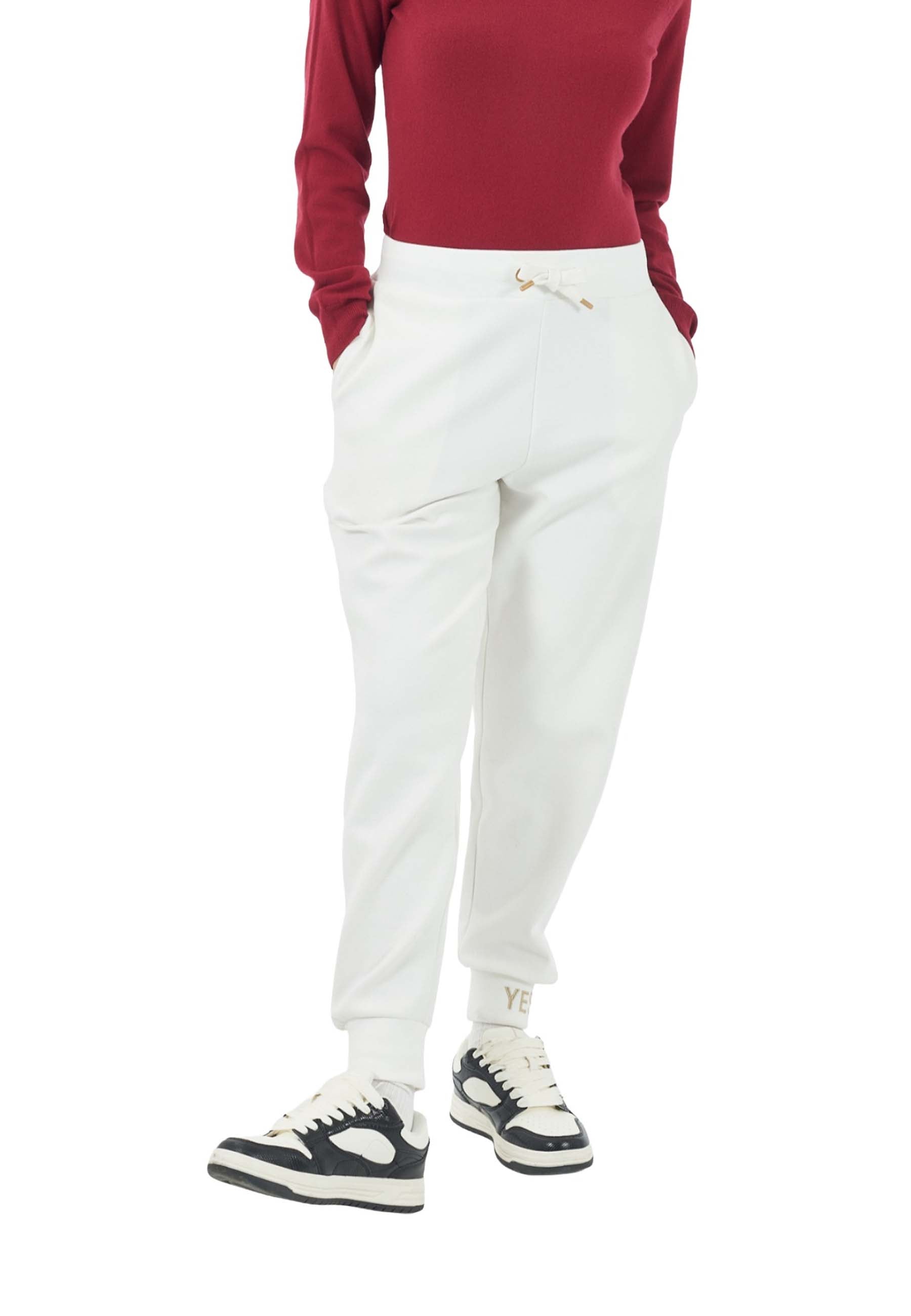 Pantaloni sportivi Bianco Yes-zee