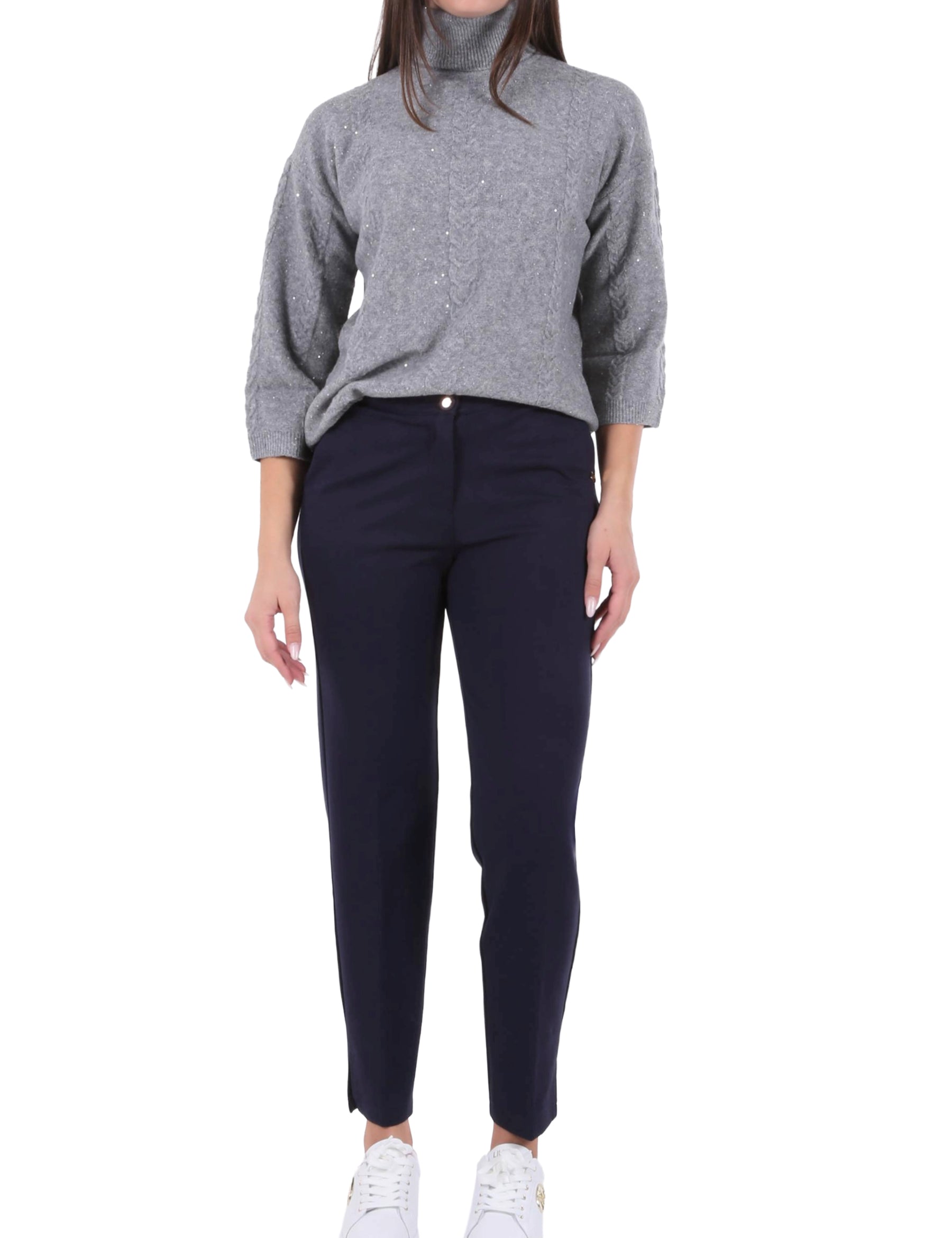 Pantaloni Blu Yes-zee