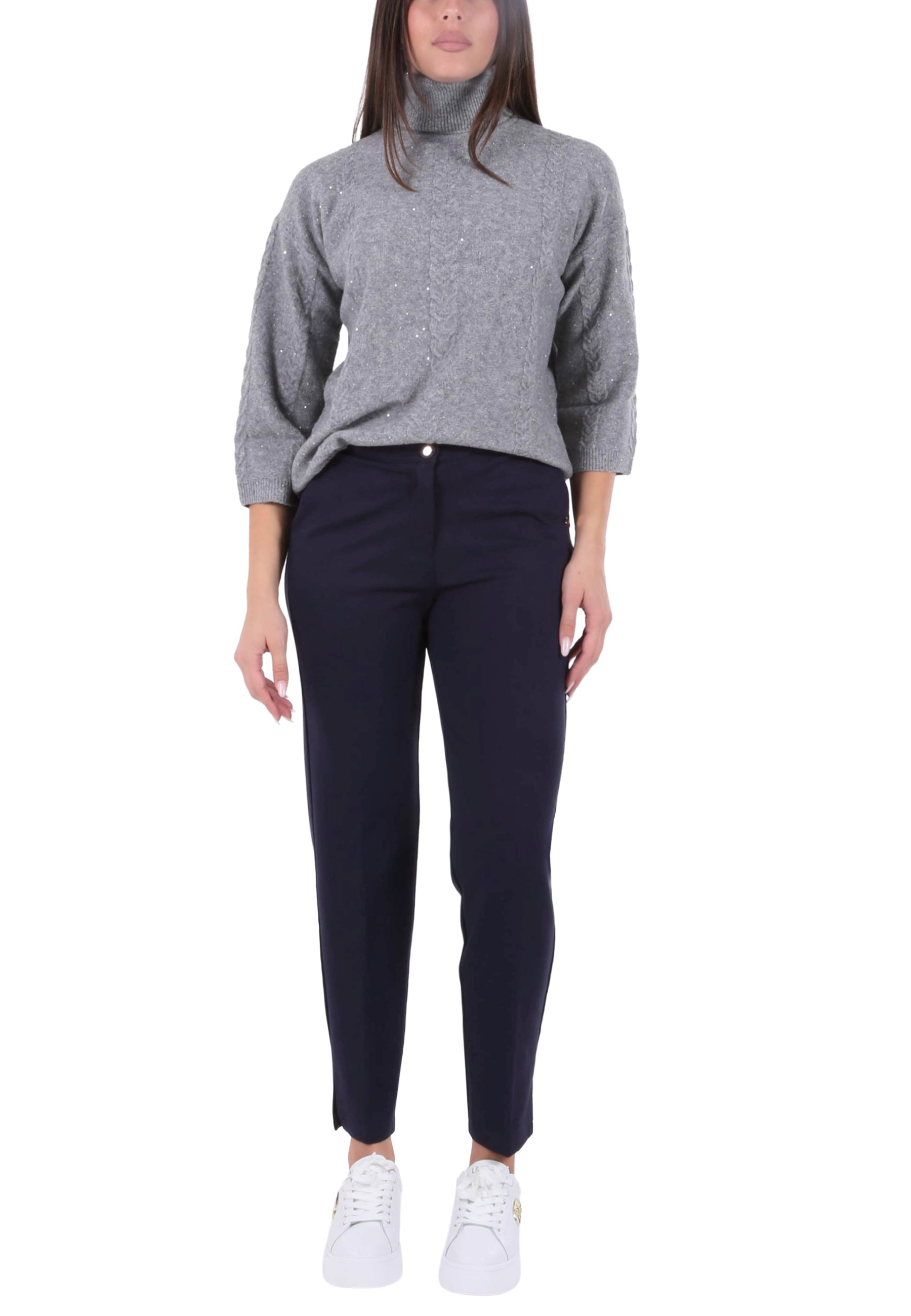 Pantaloni Blu Yes-zee