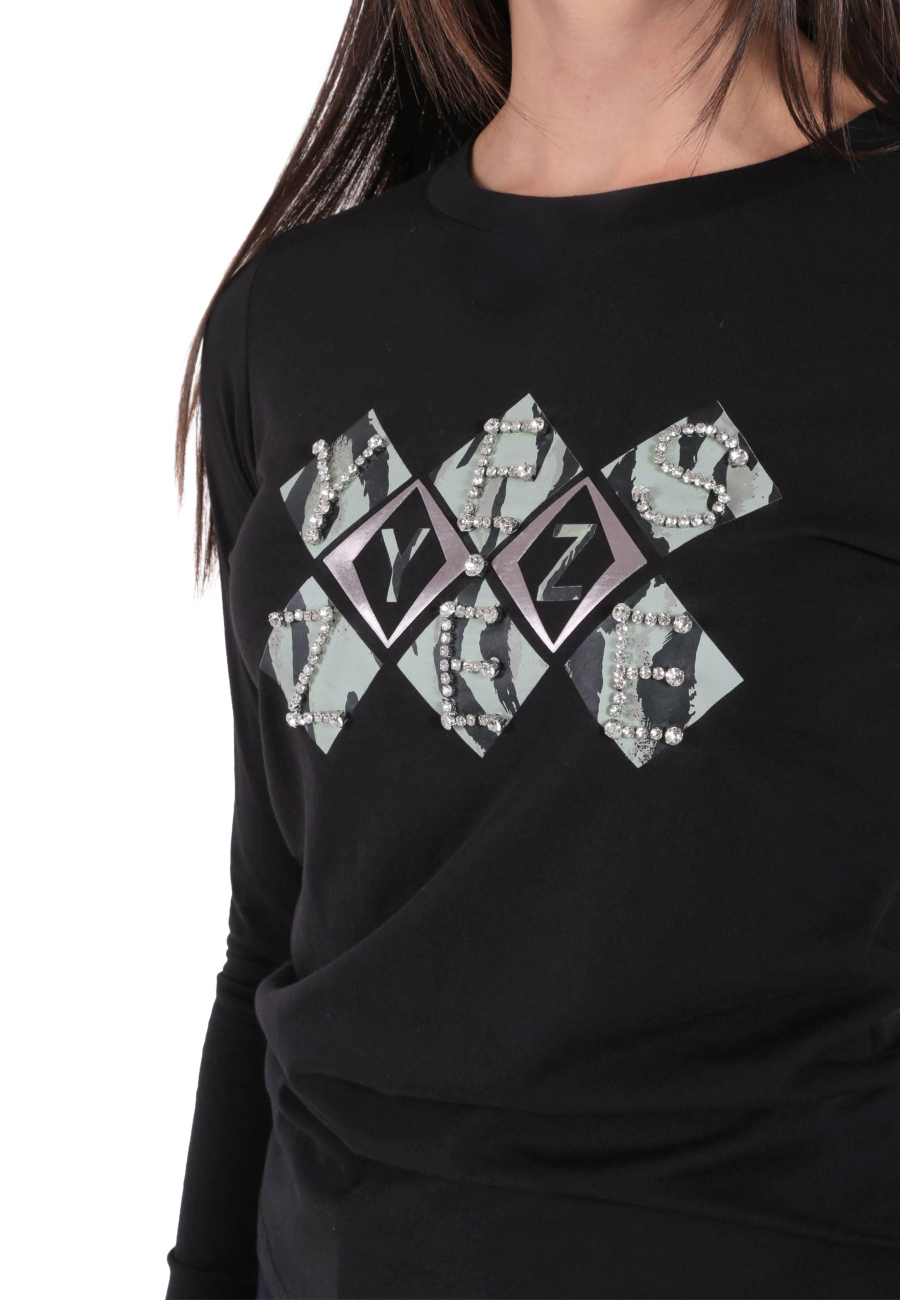 T-shirt Nero Yes-zee