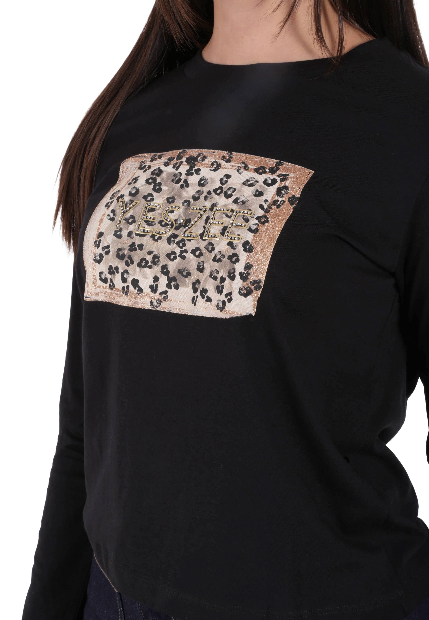 T-shirt Nero Yes-zee