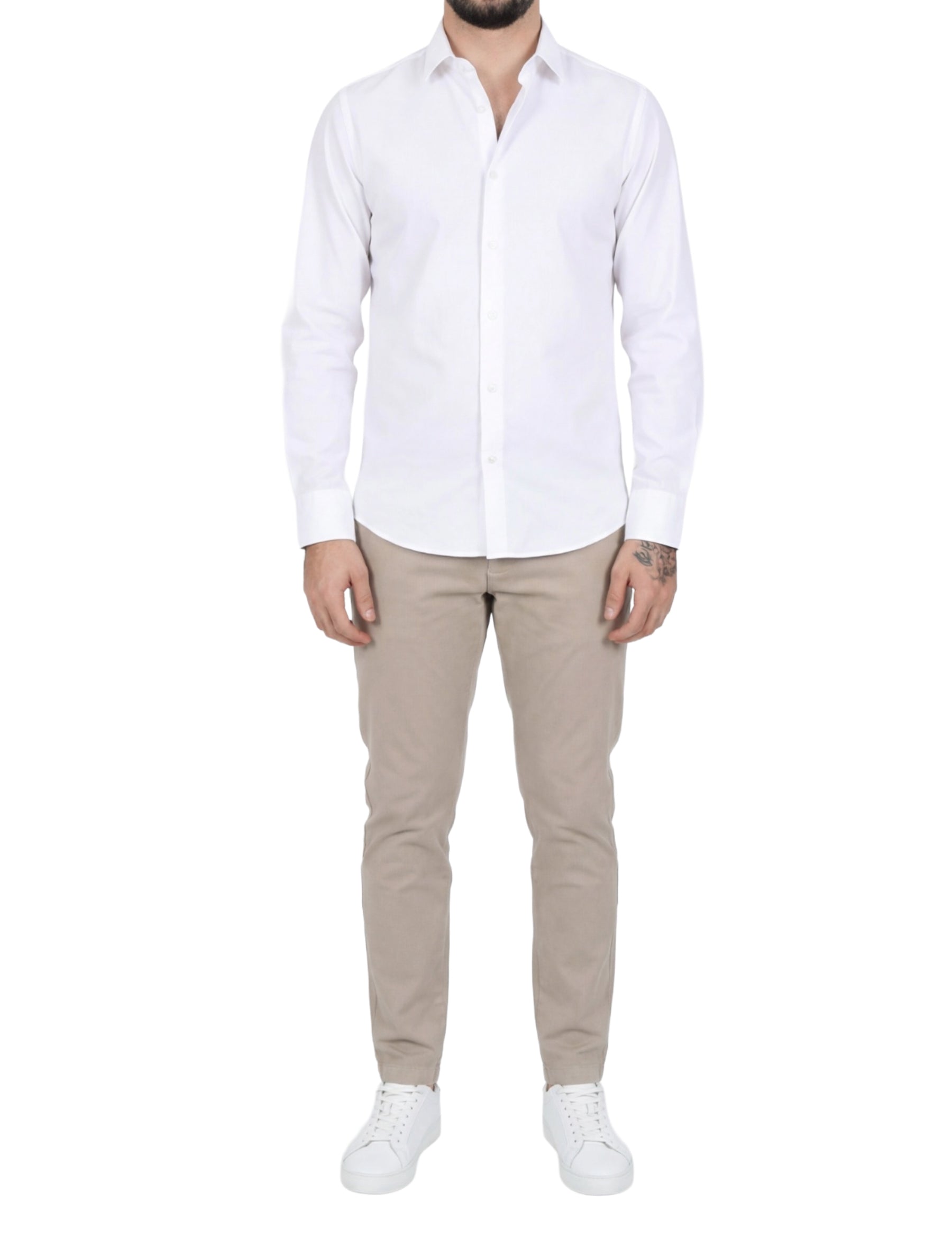 Pantaloni Beige Chiaro Borgoni Milano