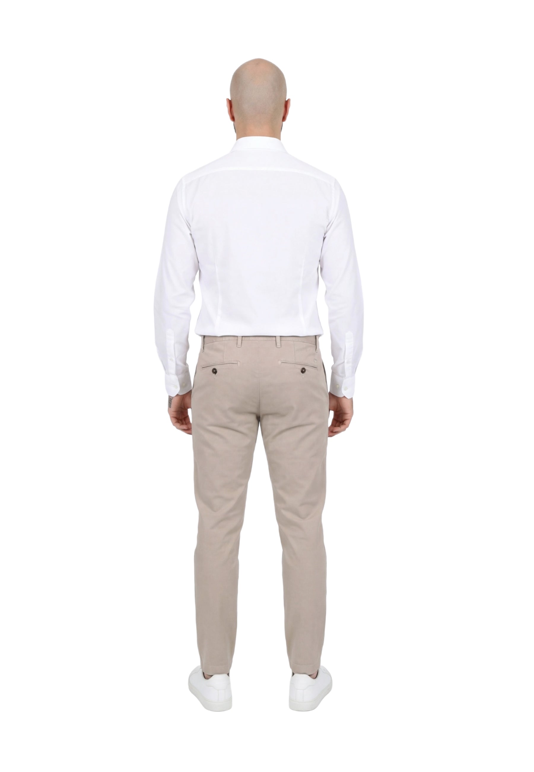 Pantaloni Beige Chiaro Borgoni Milano