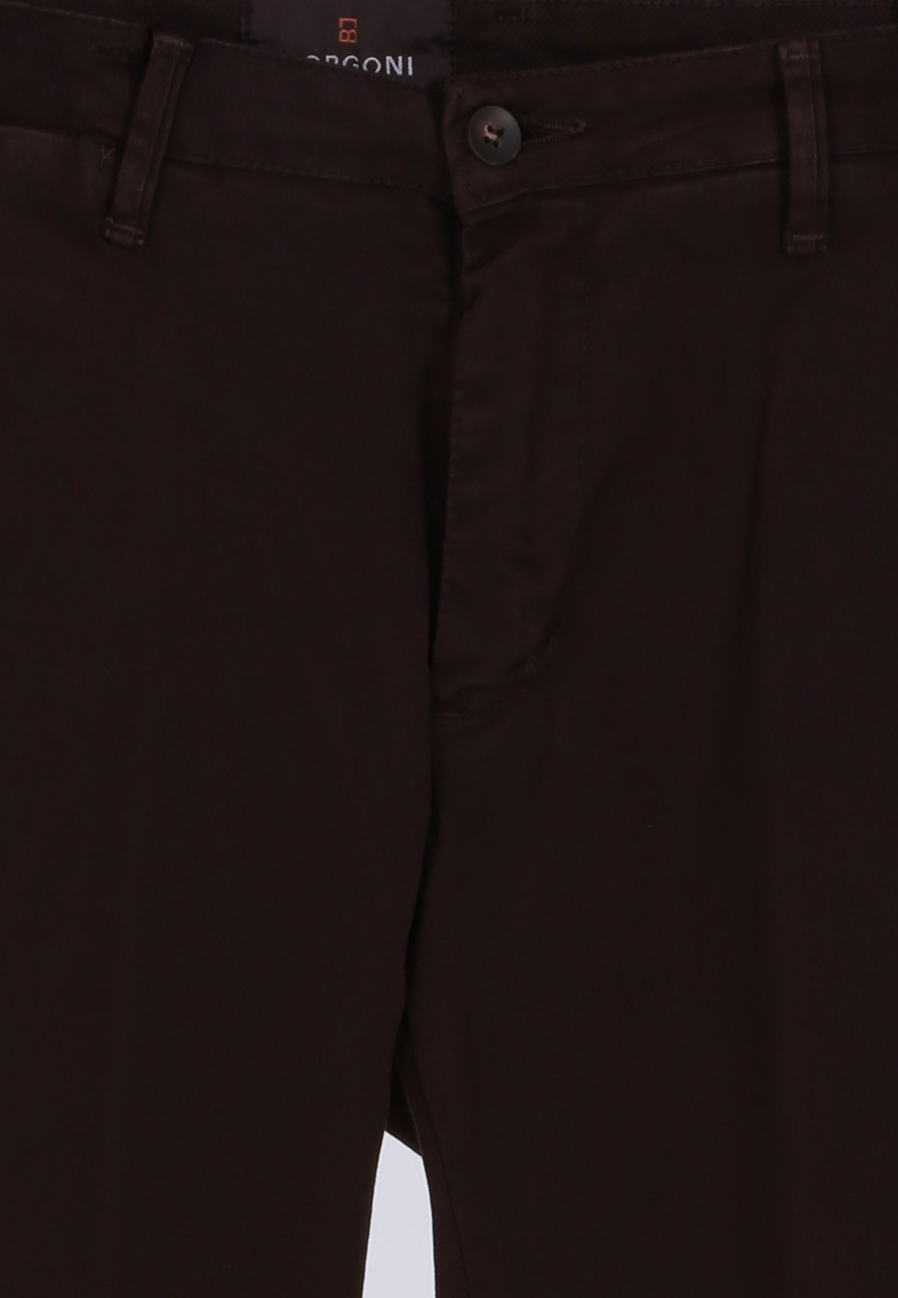 Pantaloni Marrone Scuro Borgoni Milano