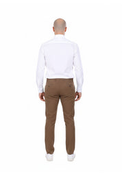 Pantaloni Marrone Borgoni Milano