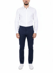 Pantaloni Blu Borgoni Milano
