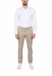 Pantaloni Beige Borgoni Milano