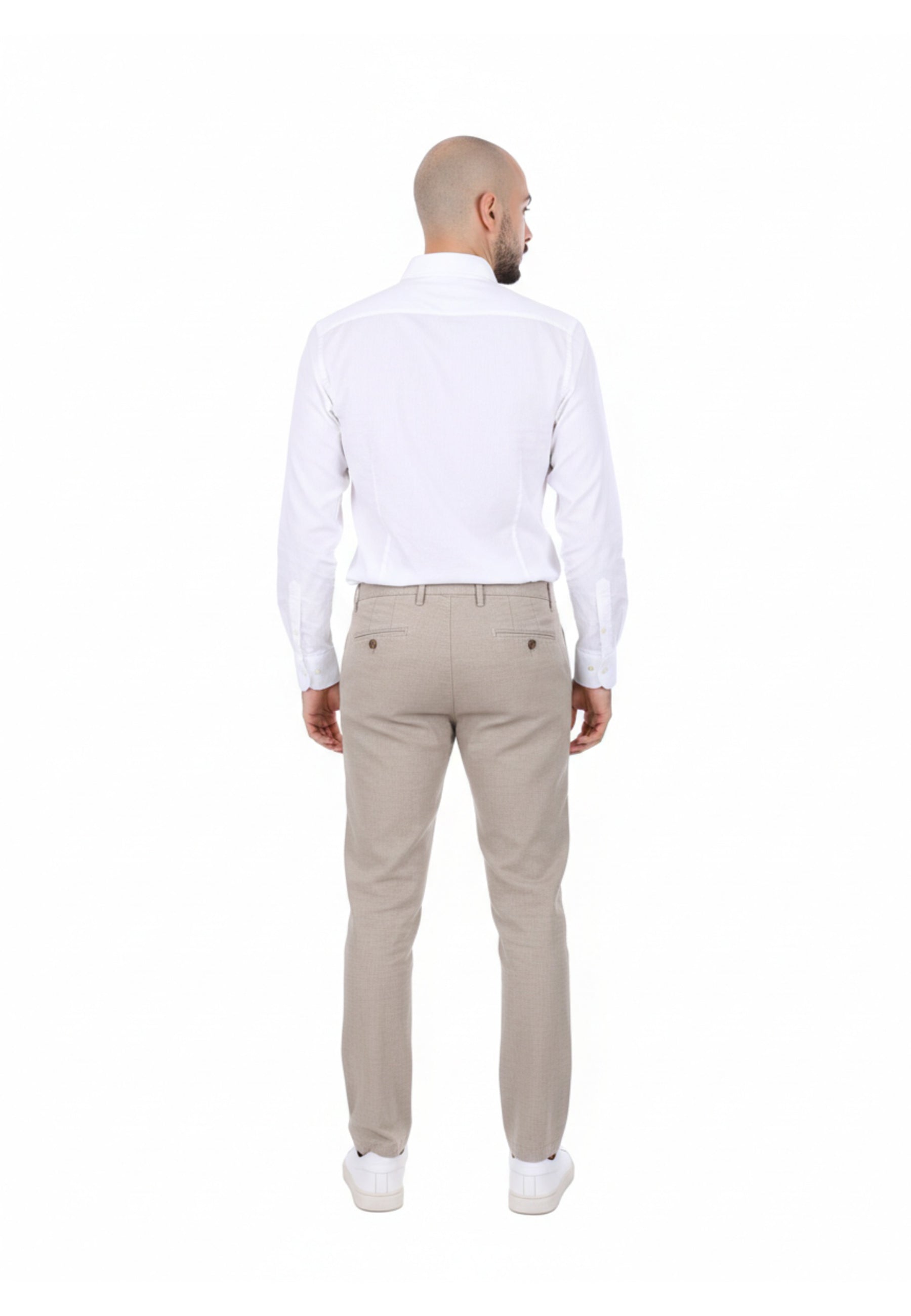 Pantaloni Beige Borgoni Milano