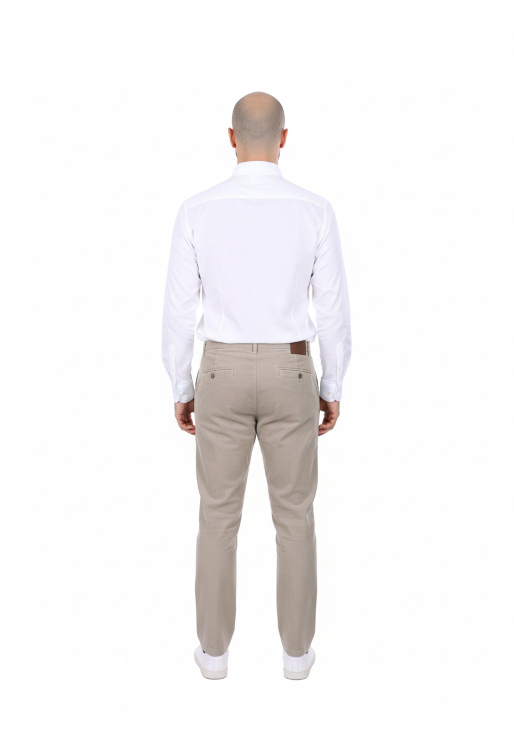 Pantaloni Beige Borgoni Milano