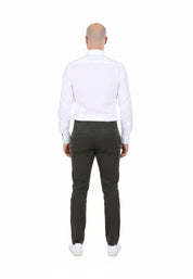 Pantaloni Verde Borgoni Milano