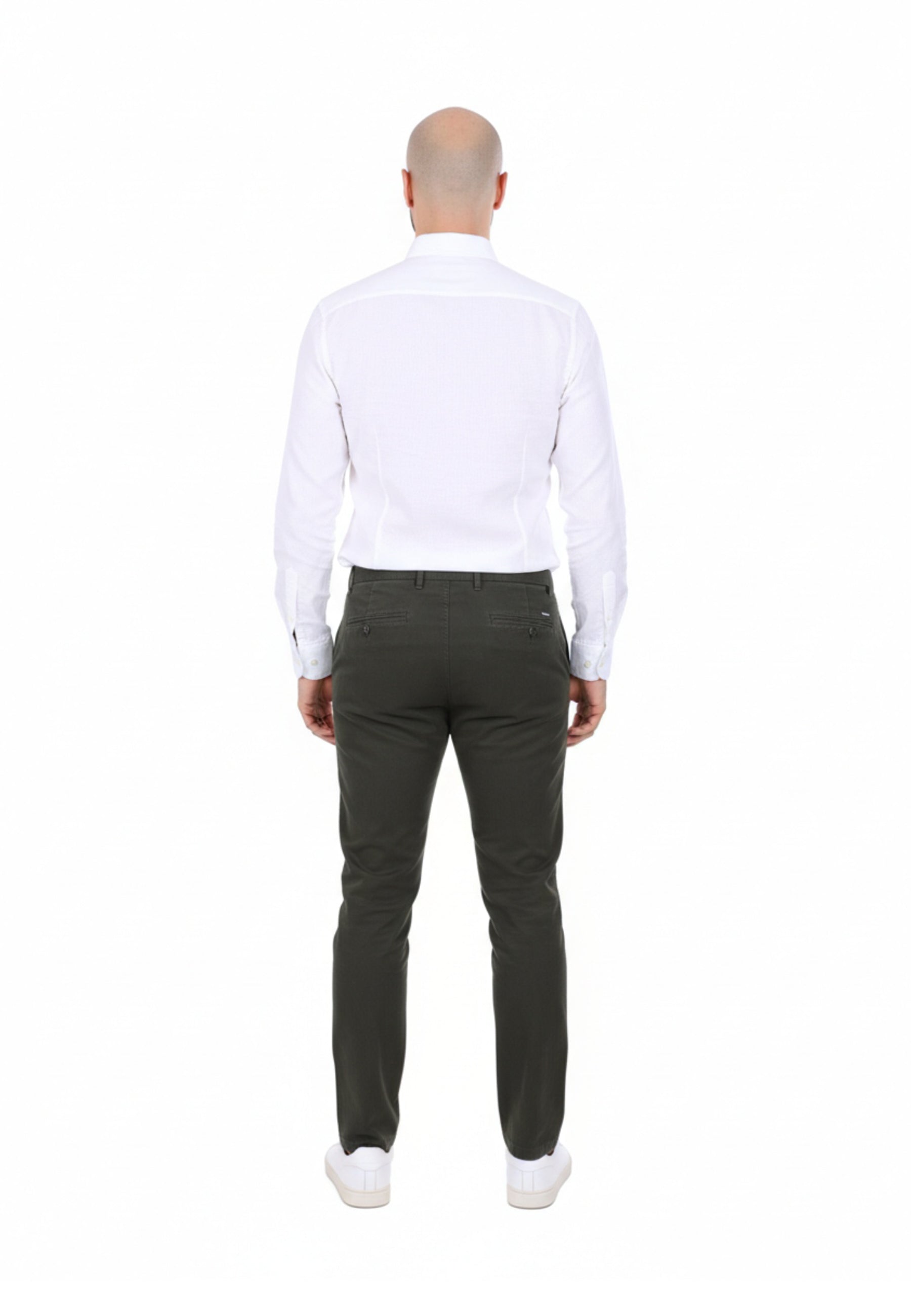 Pantaloni Verde Borgoni Milano