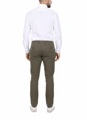 Pantaloni Verde Chiaro Borgoni Milano