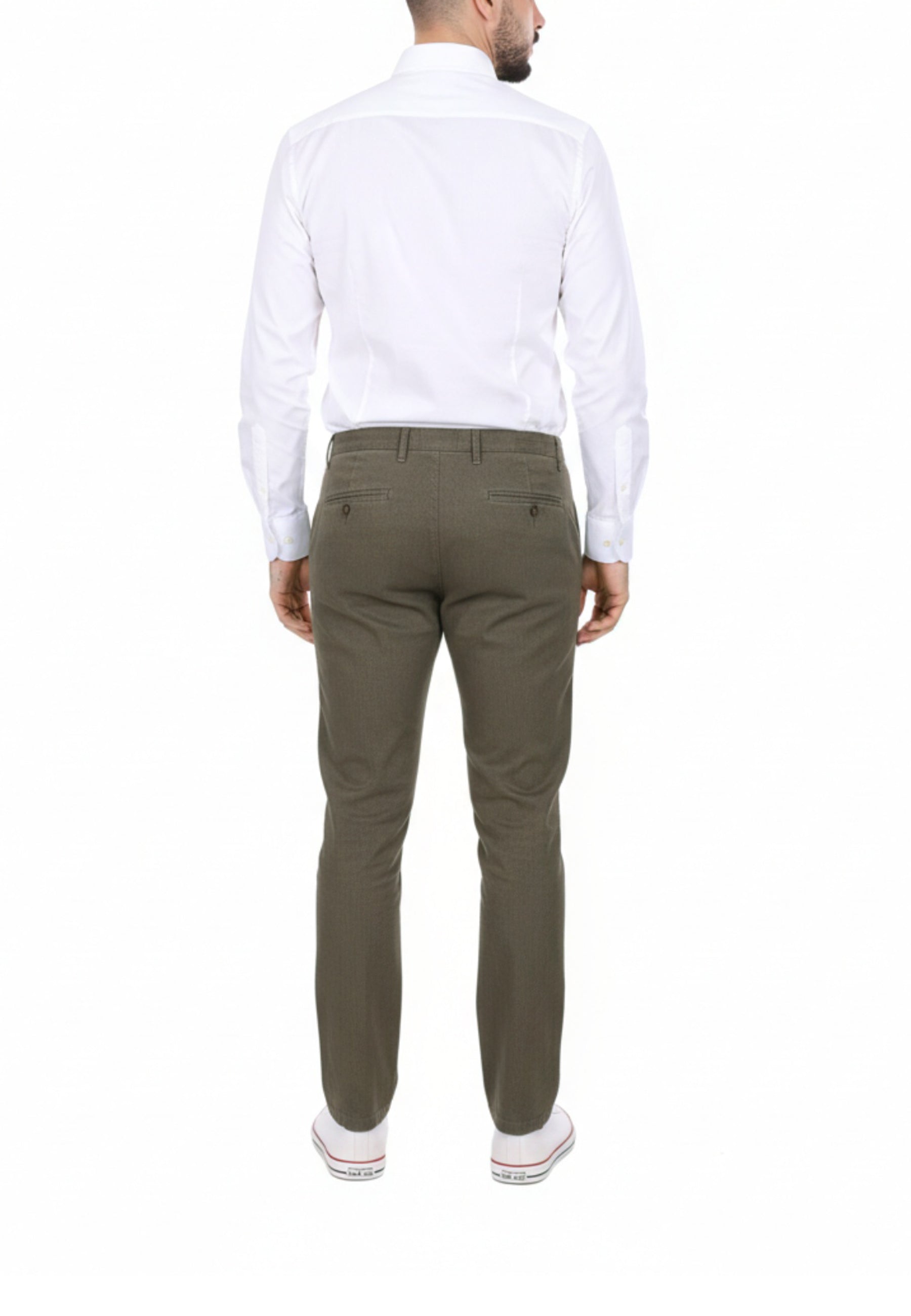 Pantaloni Verde Chiaro Borgoni Milano