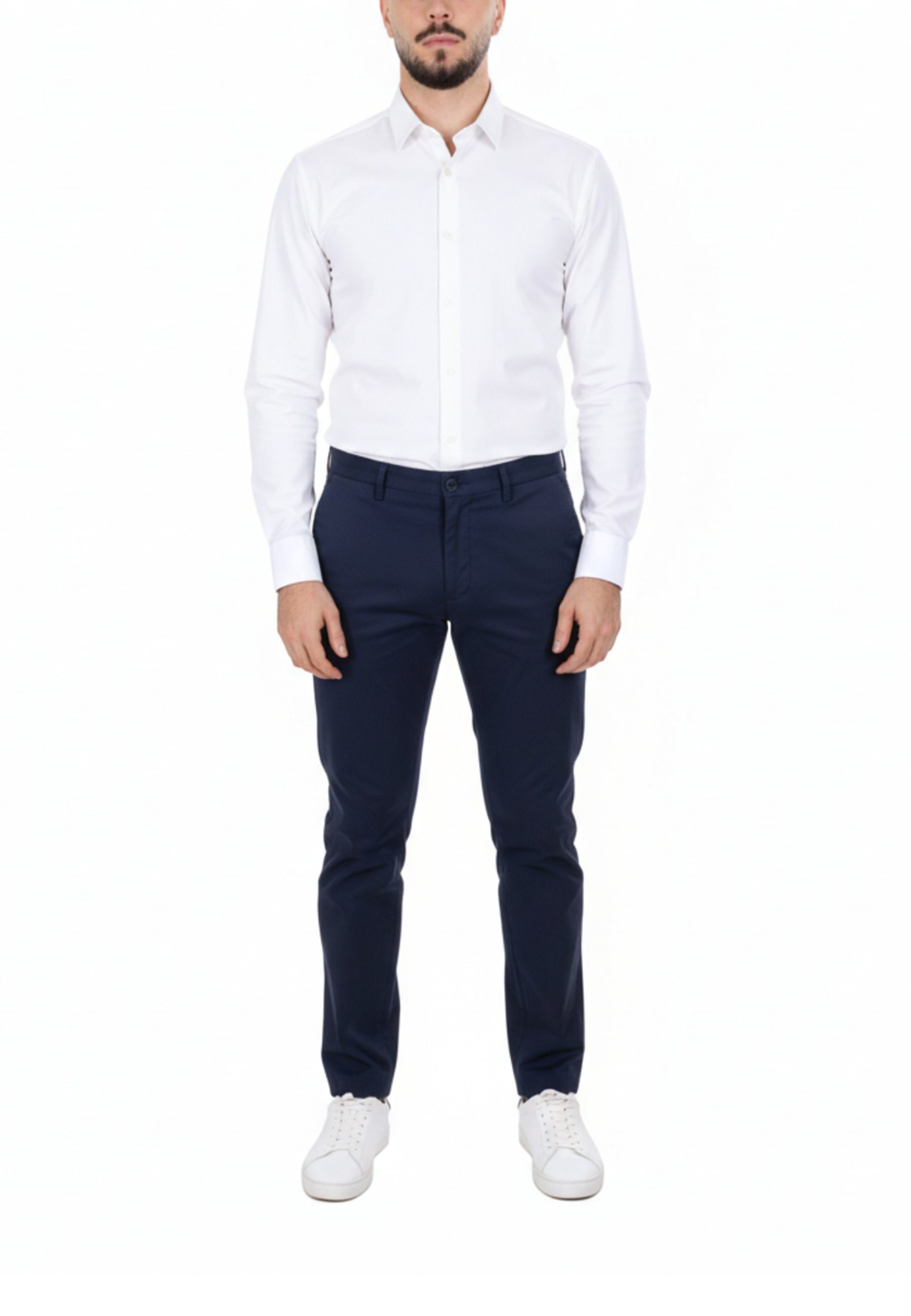Pantaloni Blu Borgoni Milano