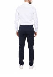 Pantaloni Blu Borgoni Milano