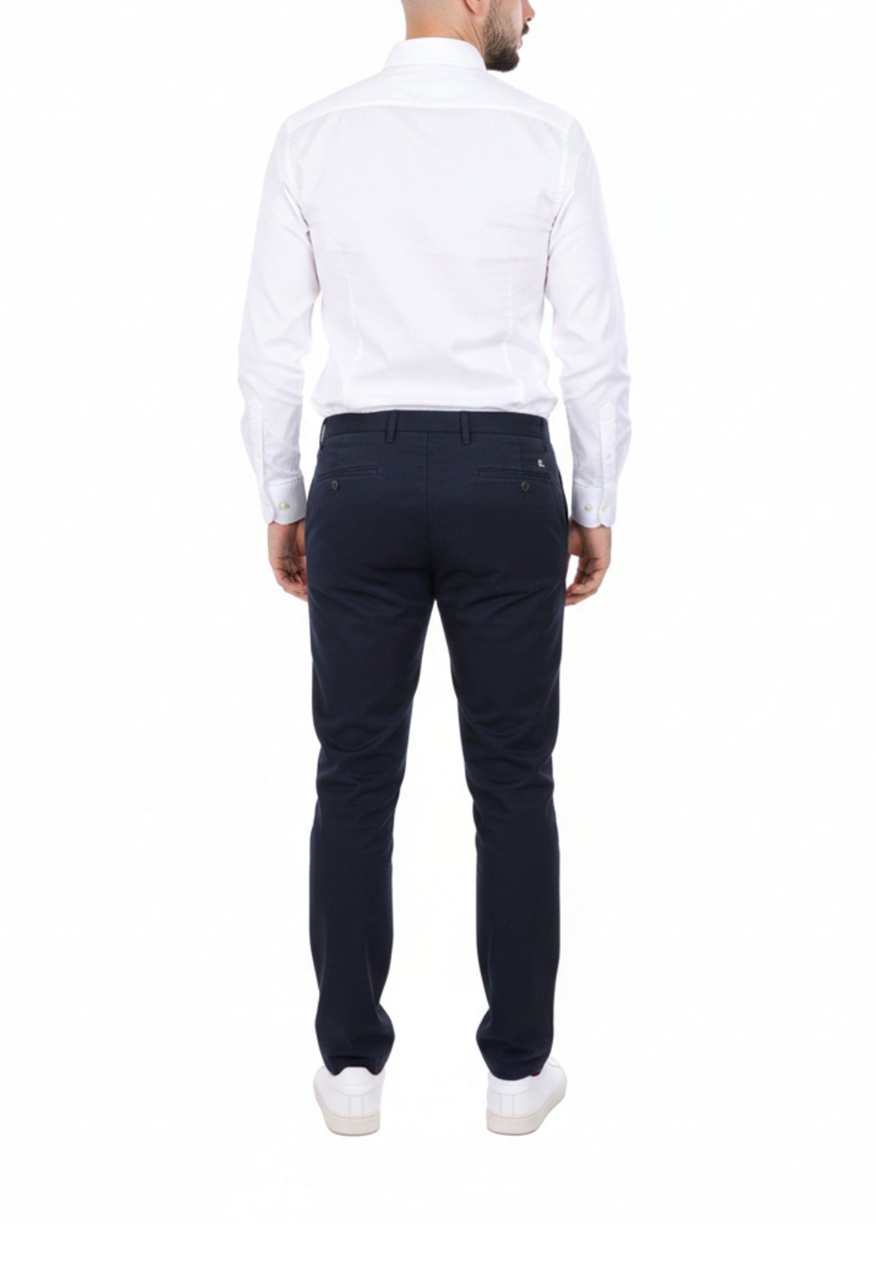 Pantaloni Blu Borgoni Milano