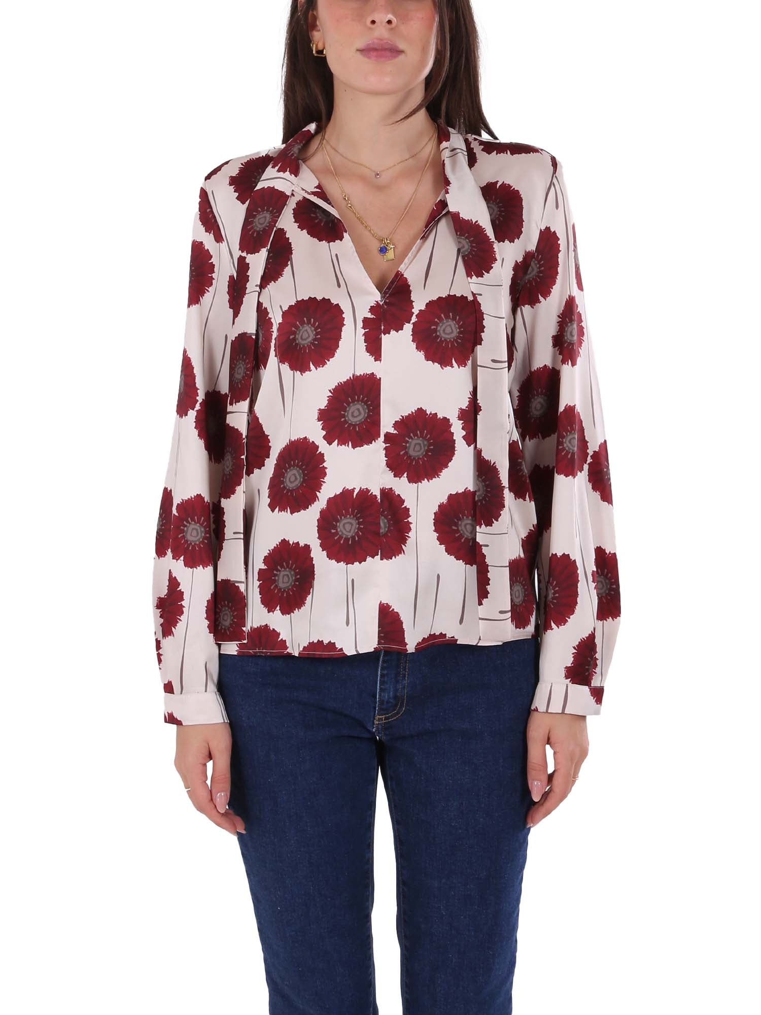 Bluse Bordeaux Emme Marella