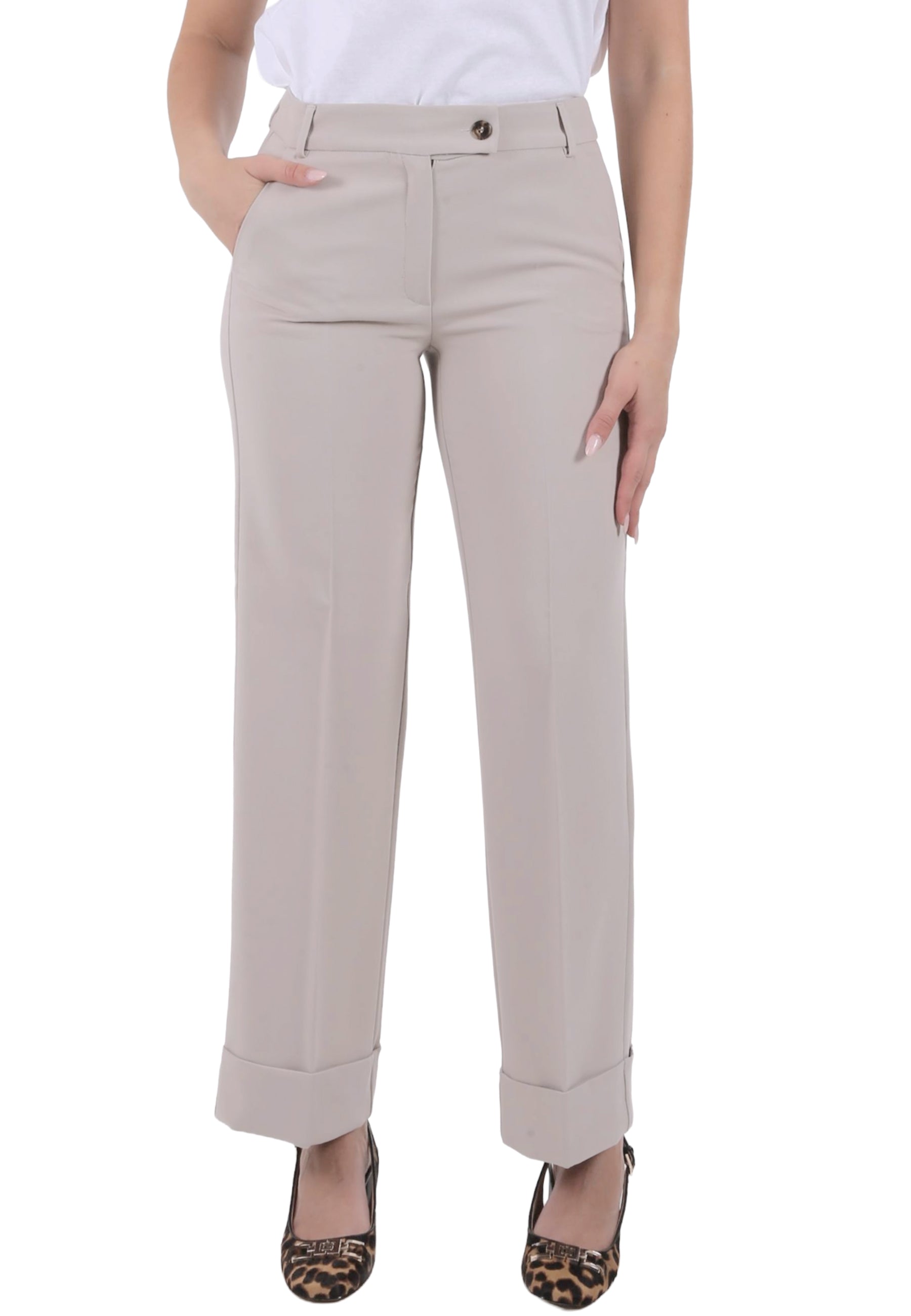 Pantaloni Beige Emme Marella