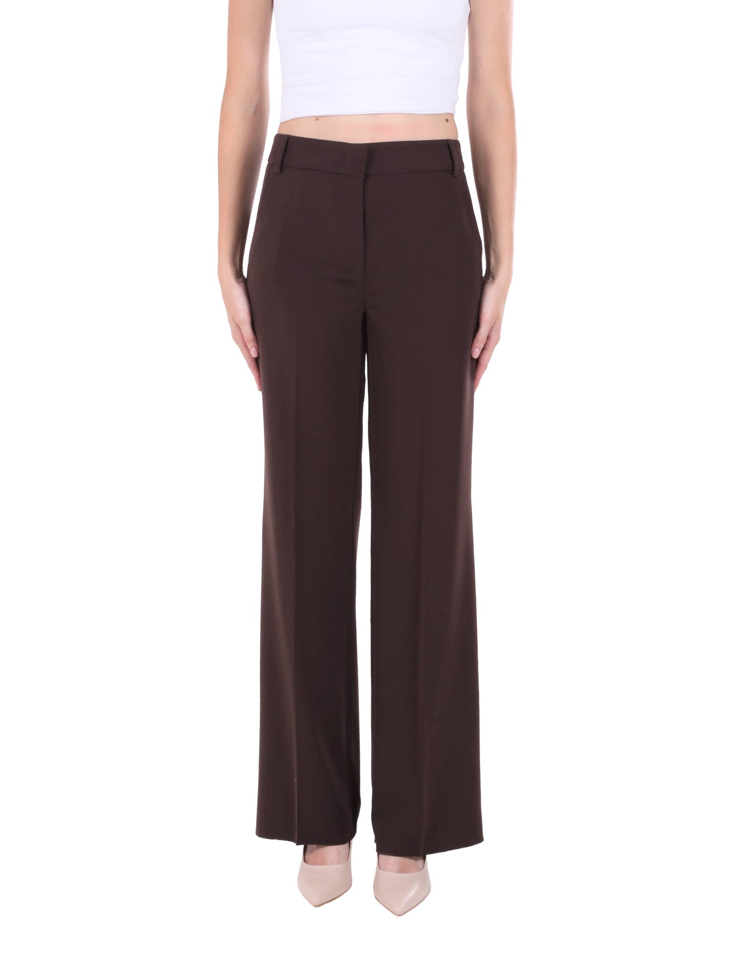 Pantaloni Marrone Emme Marella