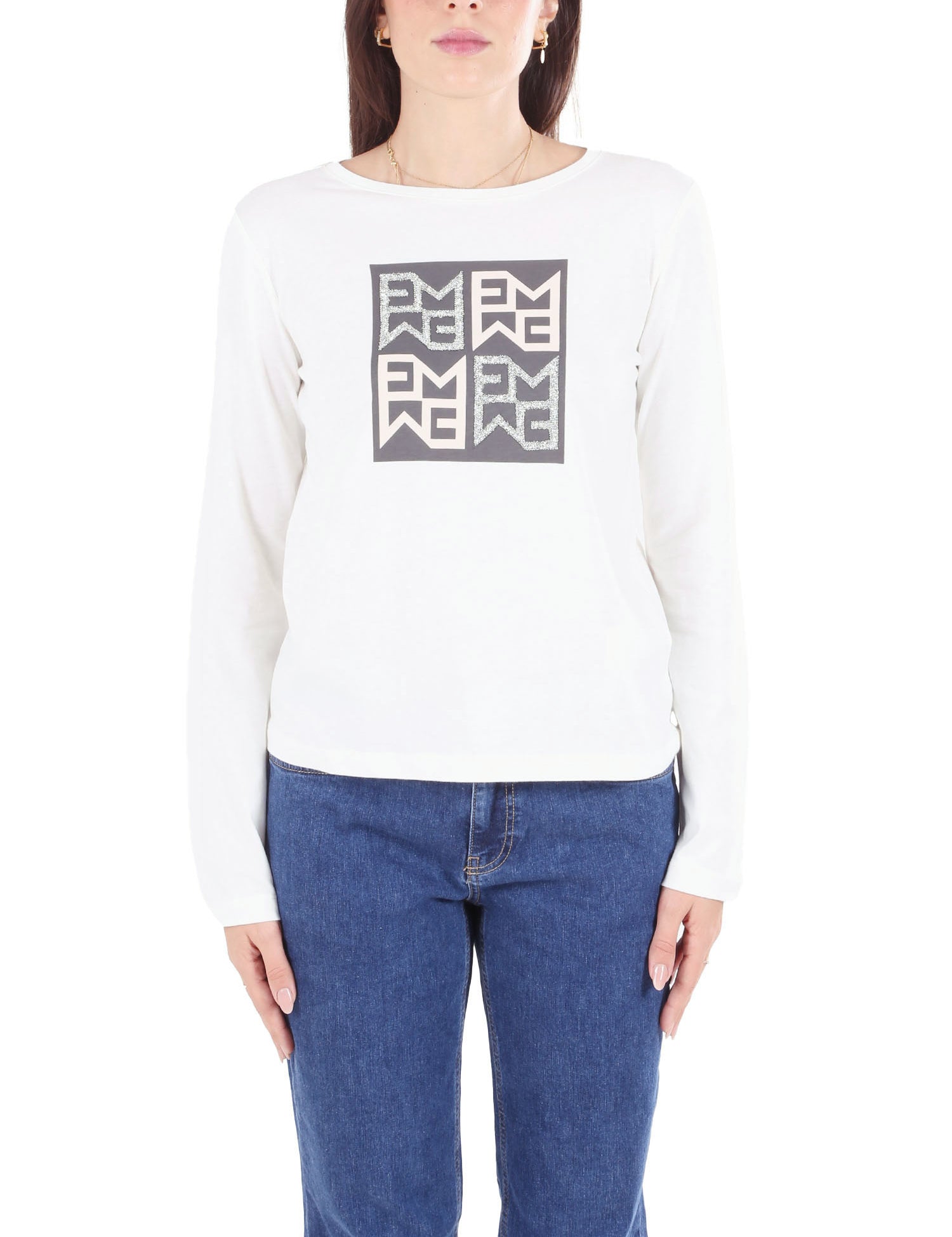 T-shirt Bianco Emme Marella