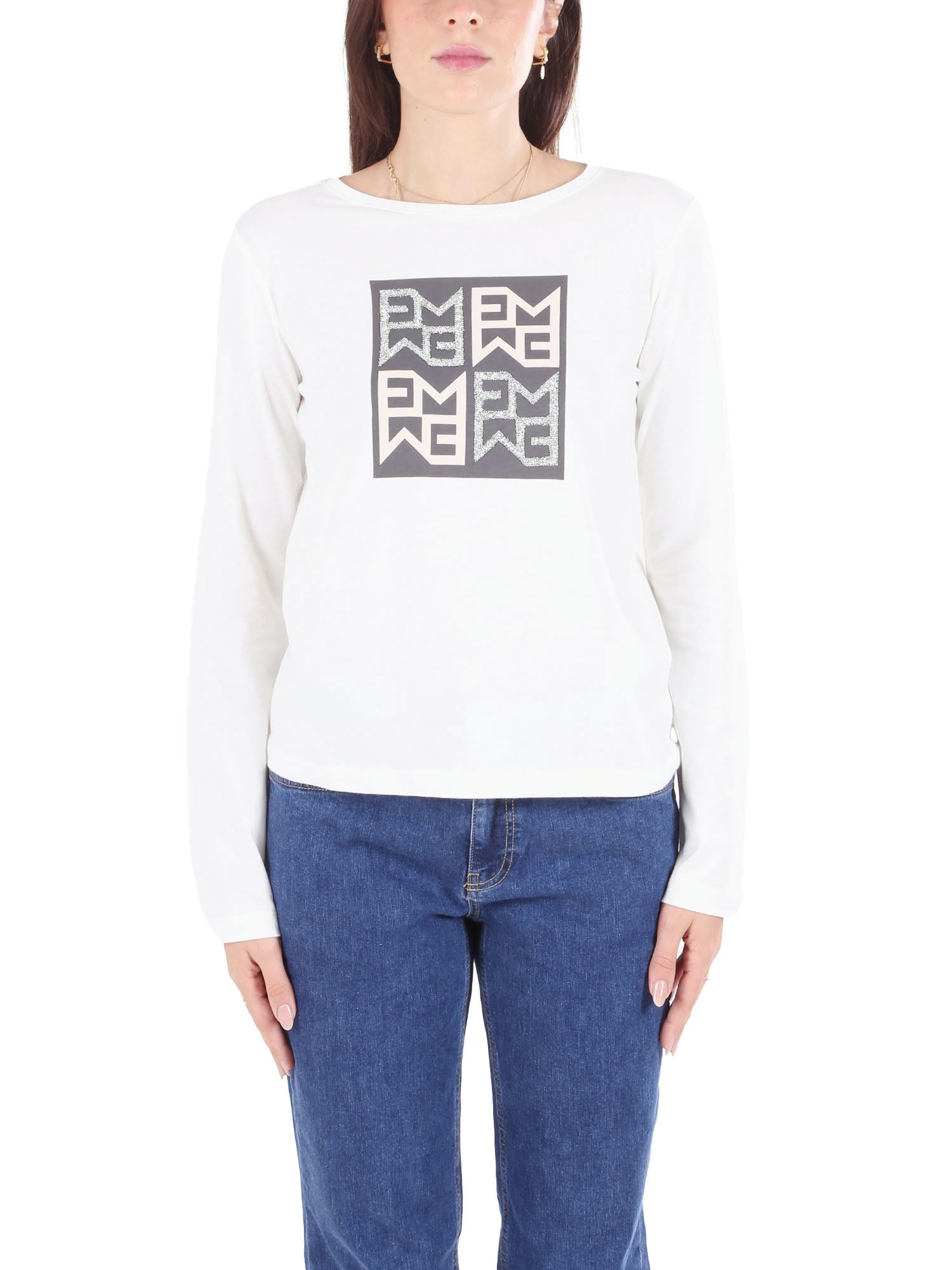 T-shirt Bianco Emme Marella
