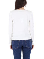 T-shirt Bianco Beige Emme Marella