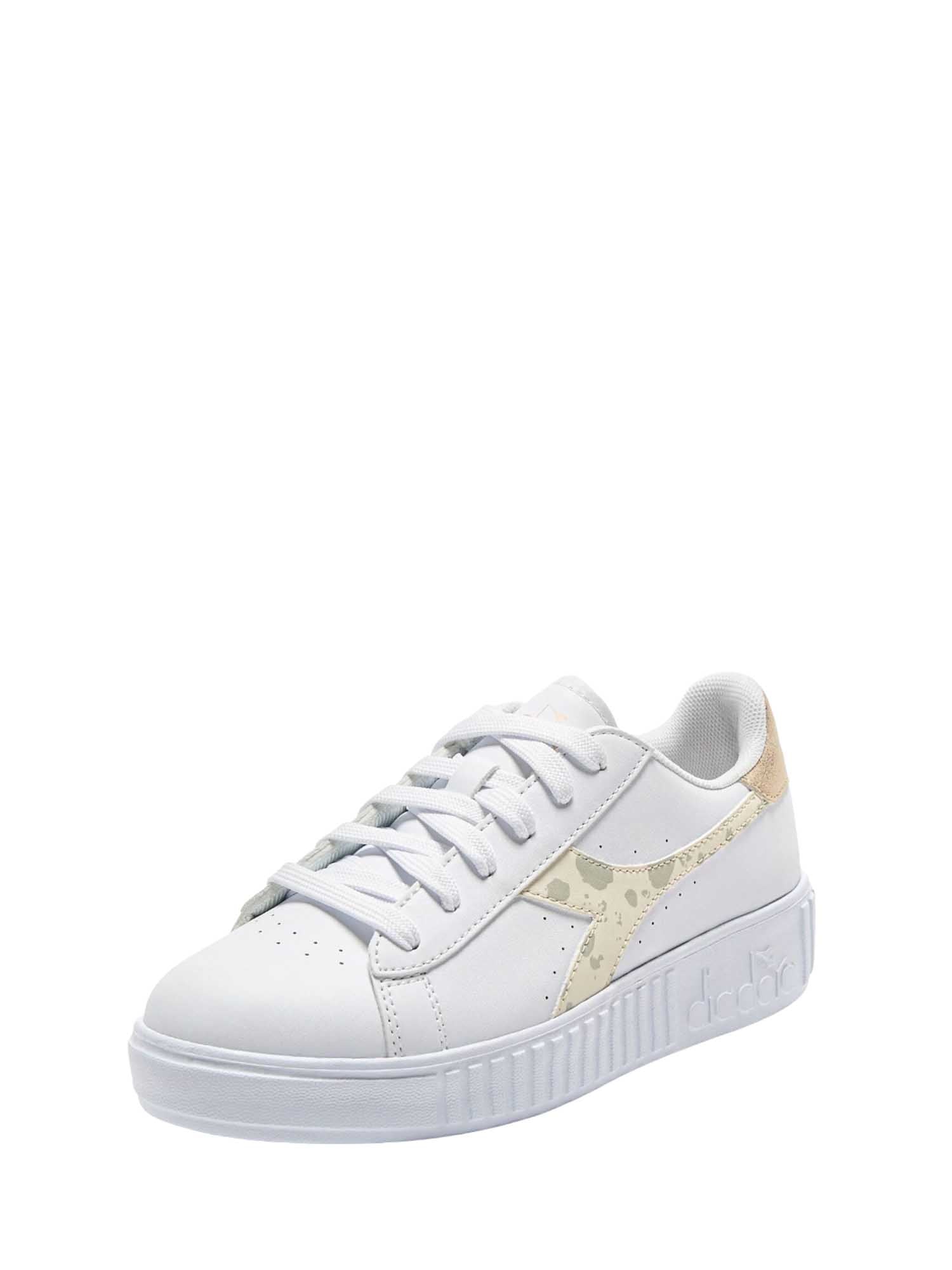 Sneakers Bianco Oro Diadora