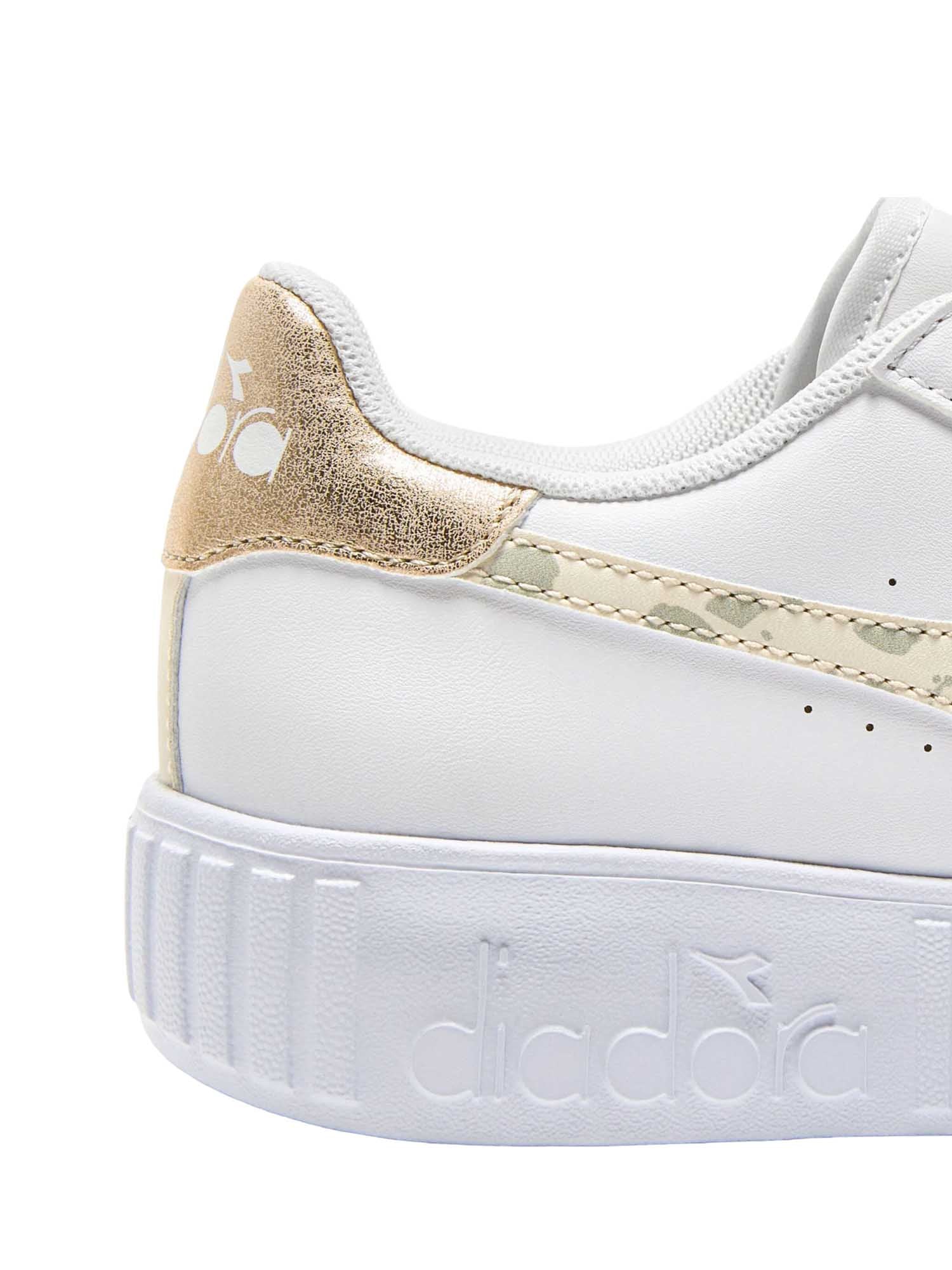 Sneakers Bianco Oro Diadora