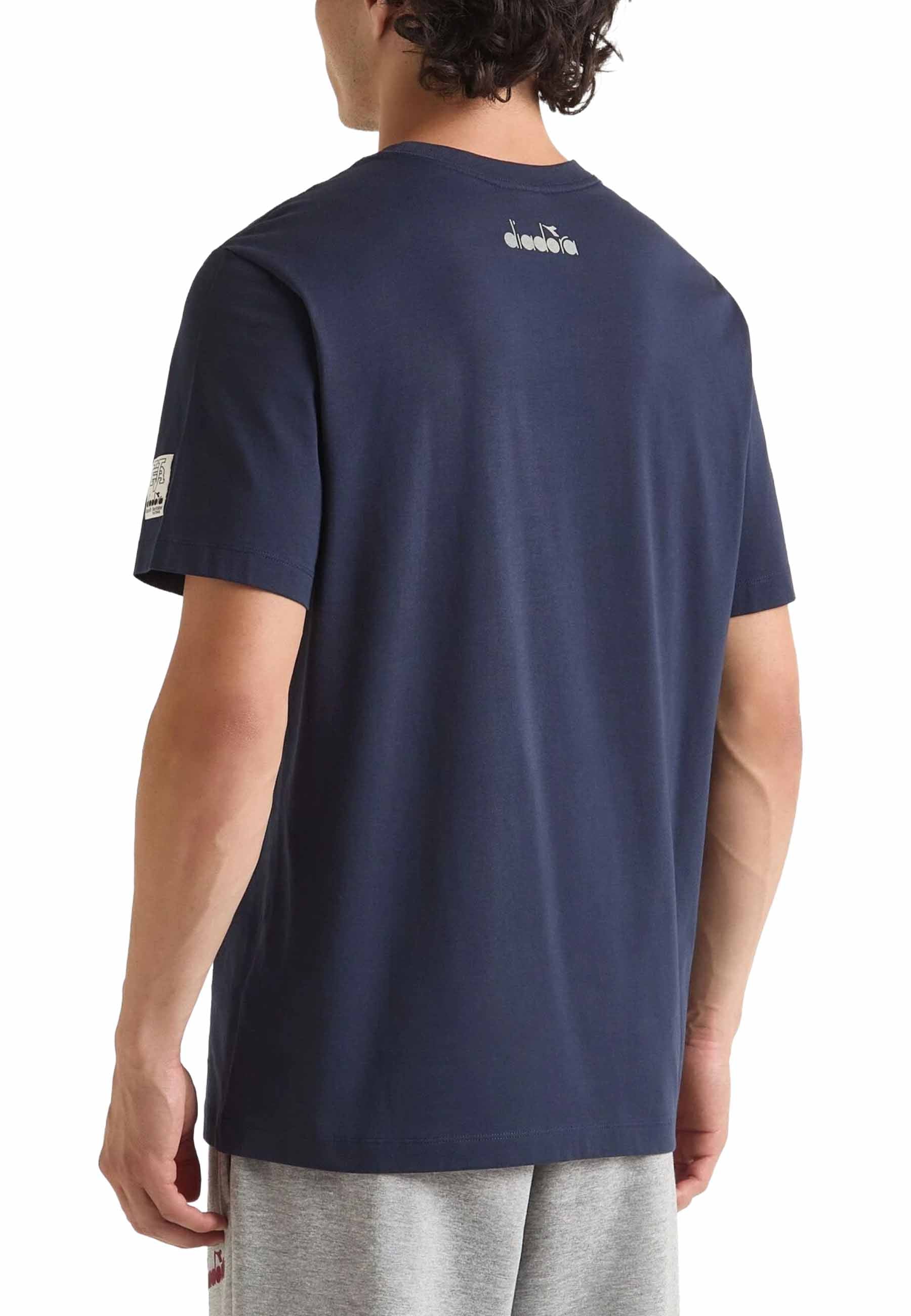 T-shirt Blu Diadora