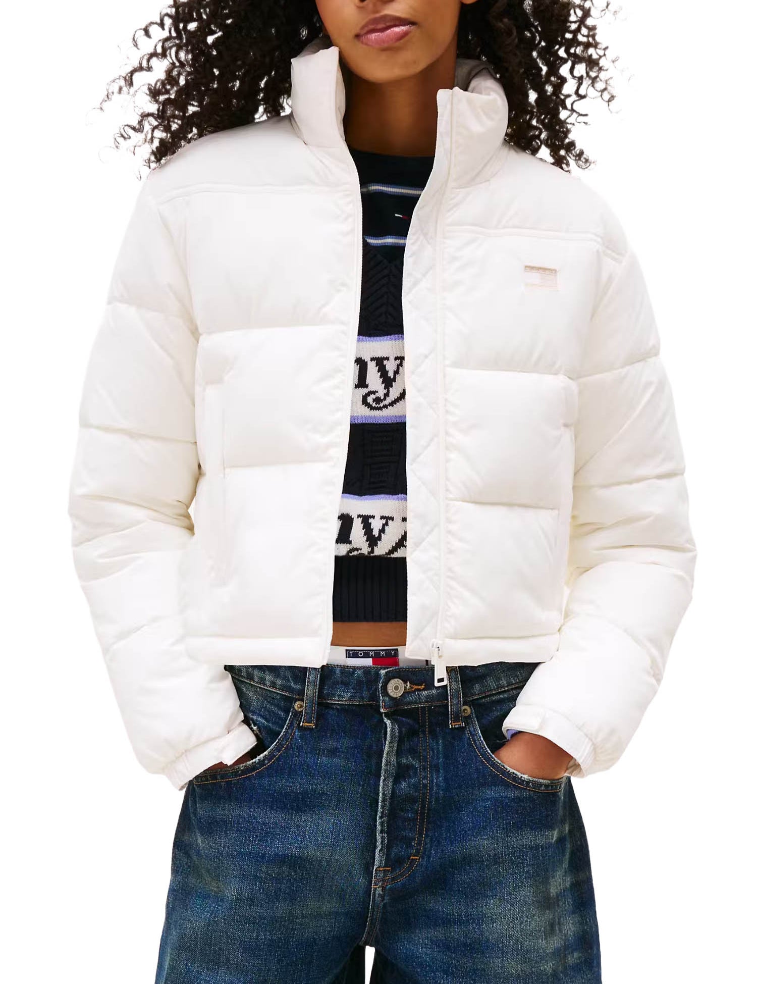 Piumini Bianco Tommy Jeans