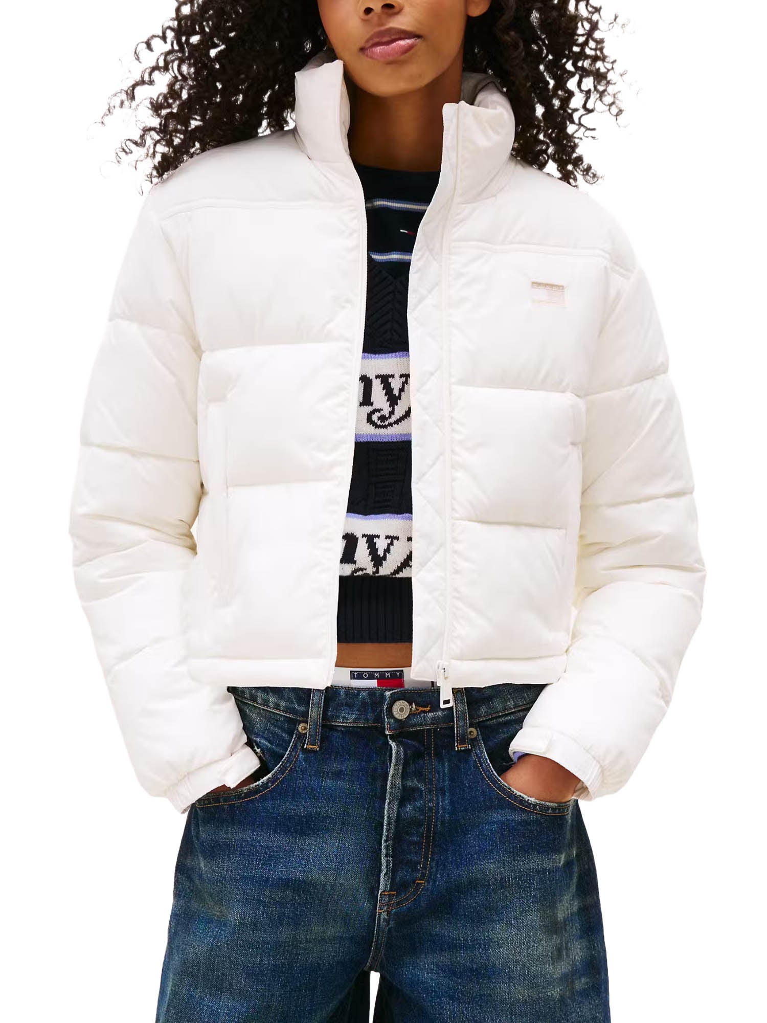 Piumini Bianco Tommy Jeans