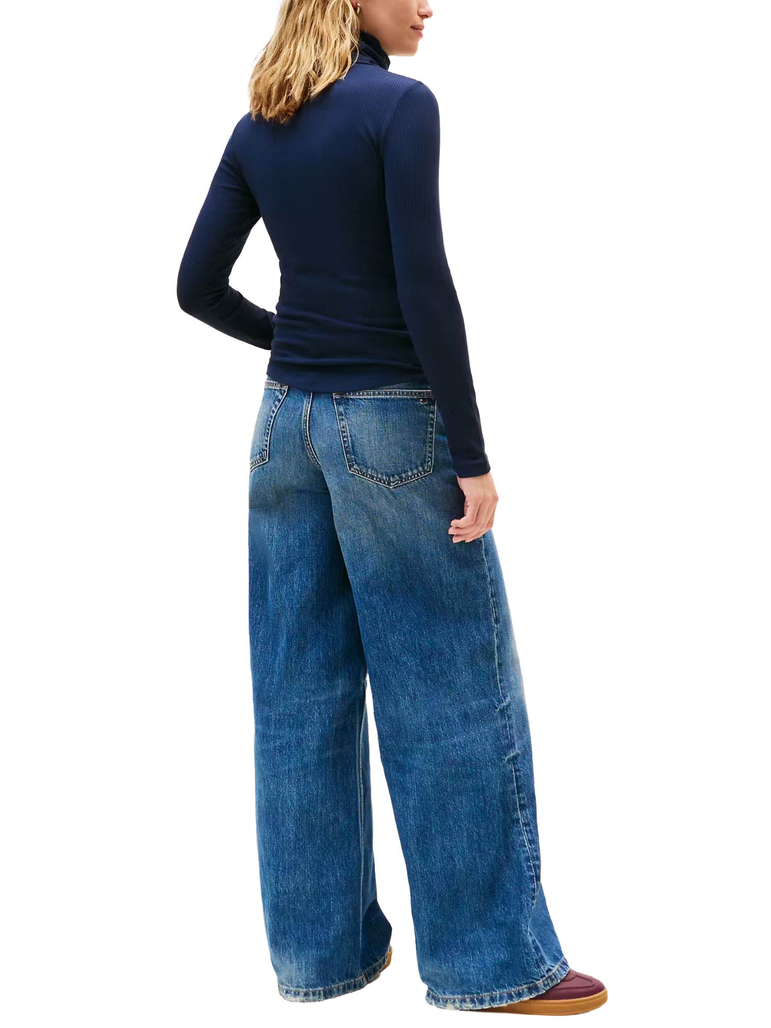 Maglia a collo alto Blu Tommy Hilfiger