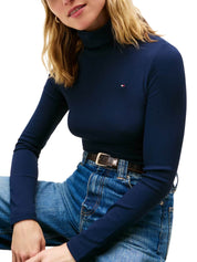 Maglia a collo alto Blu Tommy Hilfiger