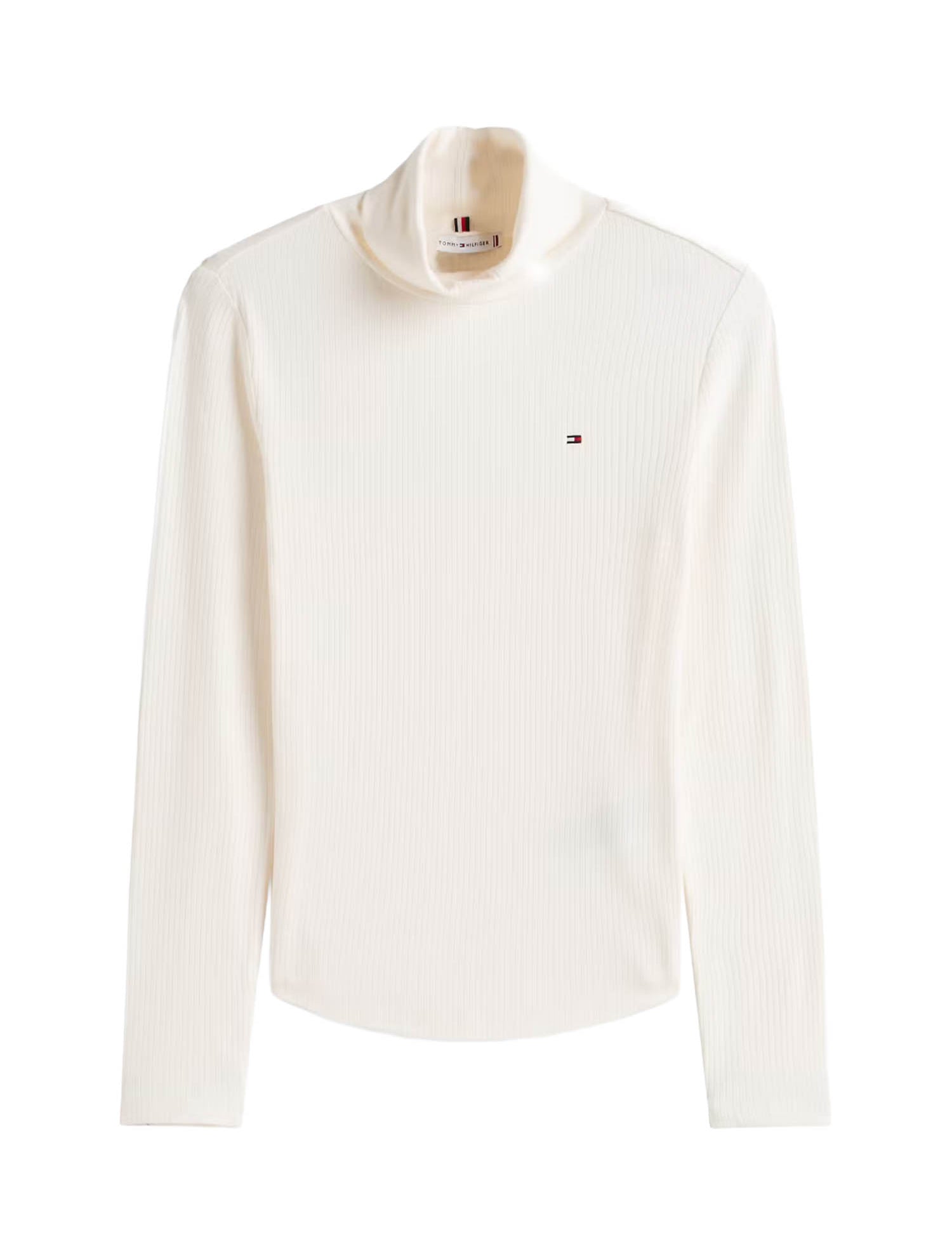 Maglia a collo alto Bianco Tommy Hilfiger