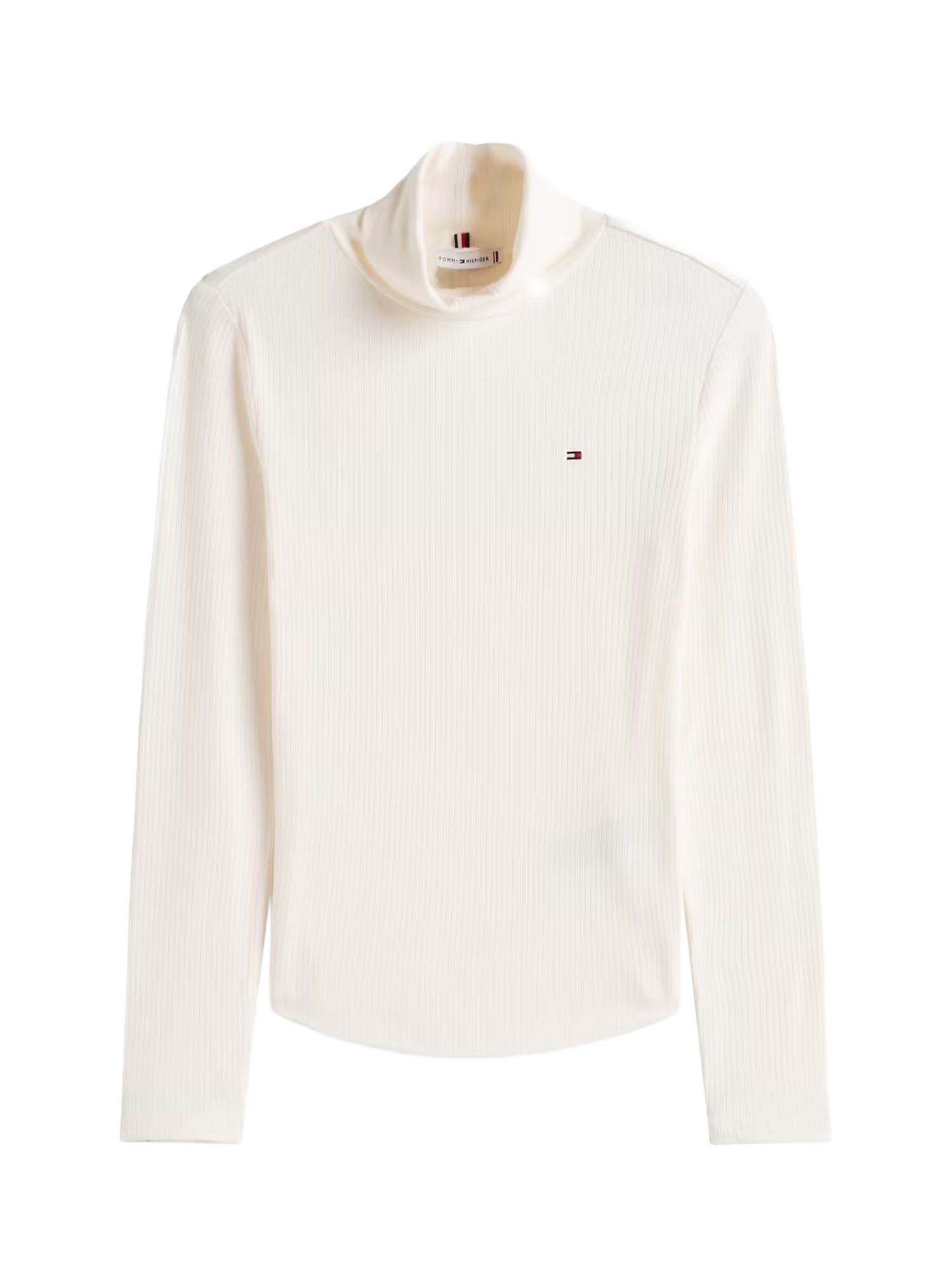 Maglia a collo alto Bianco Tommy Hilfiger