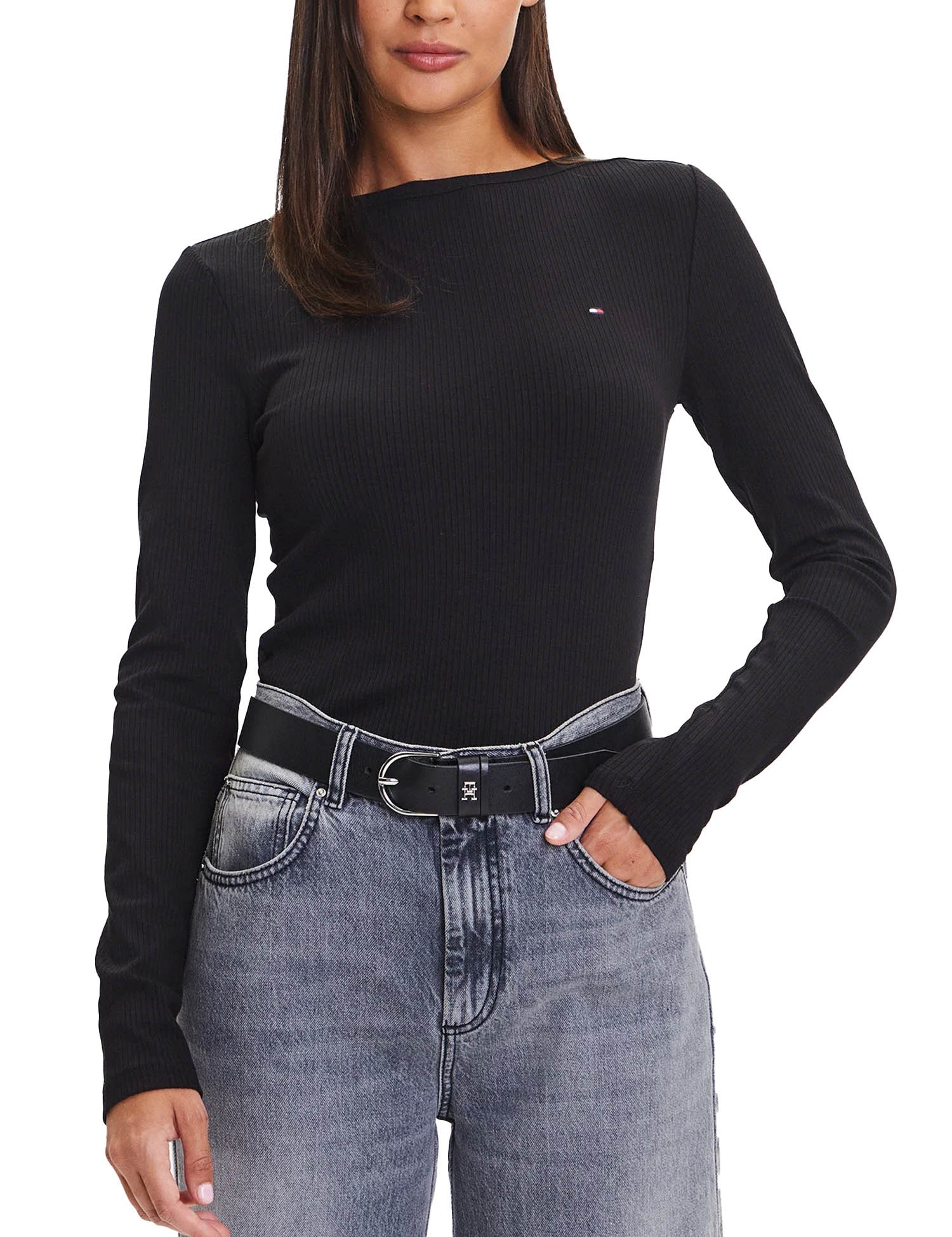 T-shirt Nero Tommy Hilfiger