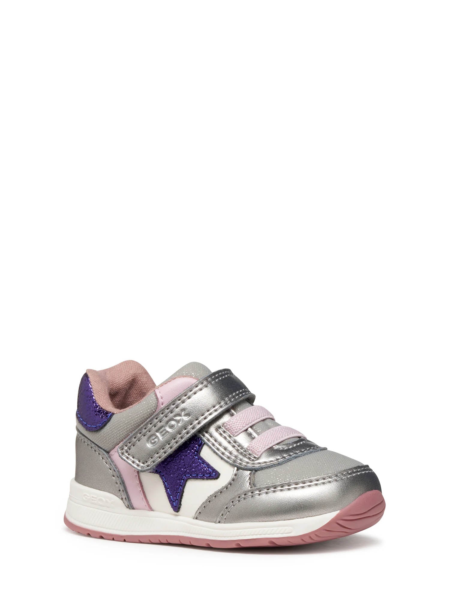 Scarpe con strappi Argentato Geox