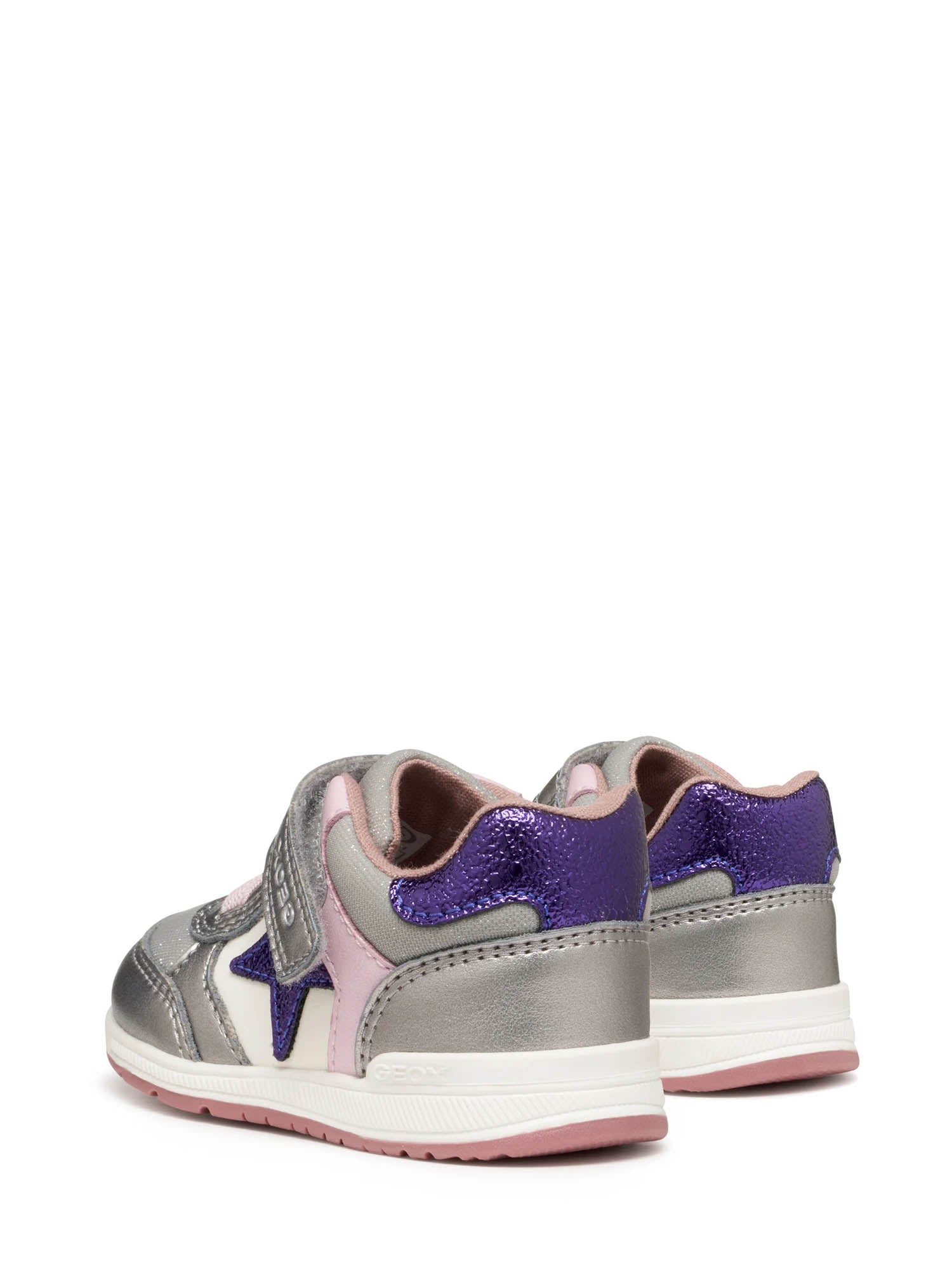 Scarpe con strappi Argentato Geox